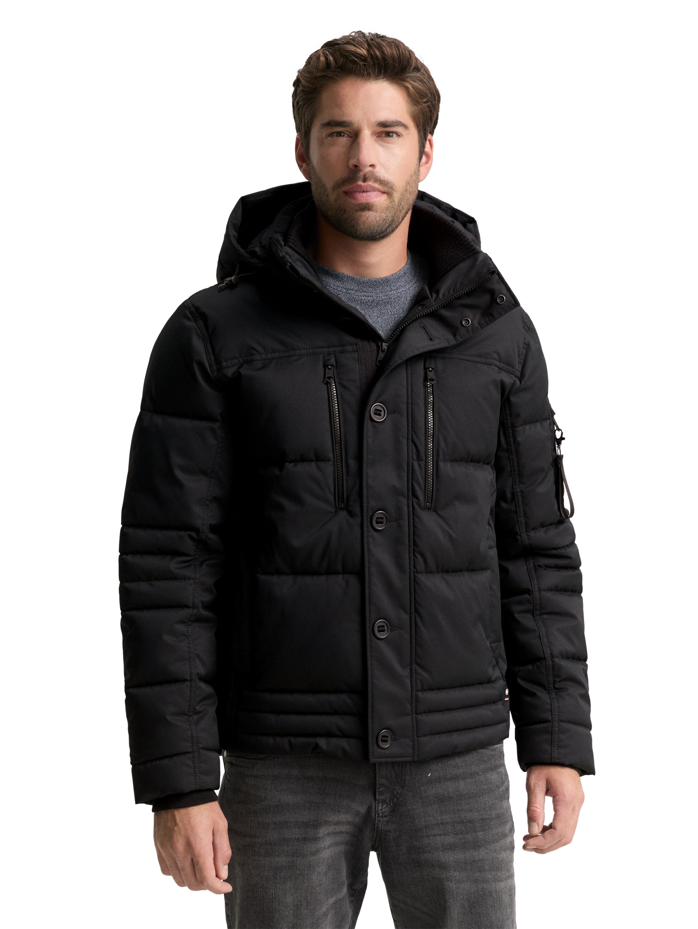 TOM TAILOR Steppjacke, mit Kapuze, mit Kapuze günstig online kaufen