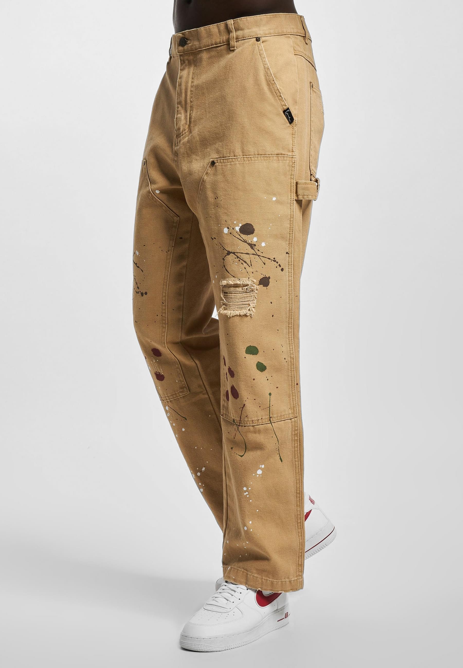 Karl Kani Cargohose »Karl Kani OG Paintsplatter Cargo Pants«, (1 tlg.)