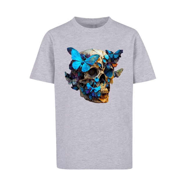 F4NT4STIC T-Shirt »Schmetterling Skull TEE UNISEX«, Keine Angabe kaufen |  BAUR