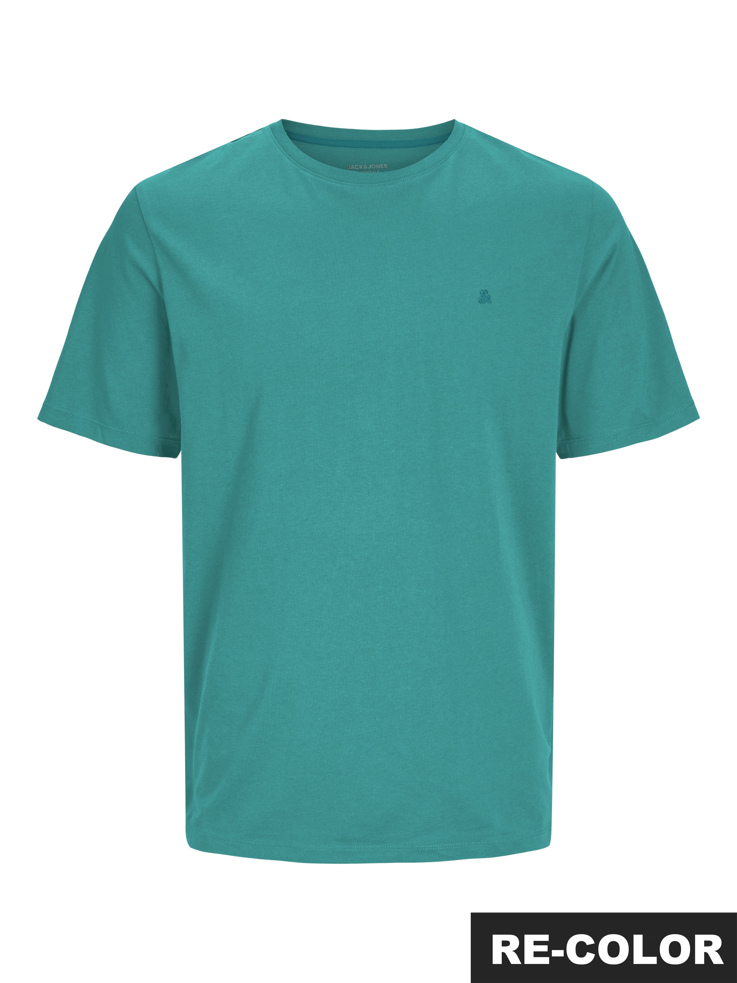 Jack & Jones Rundhalsshirt "JJEPAULOS TEE SS CREW NECK NOOS" Baumwollmischu günstig online kaufen