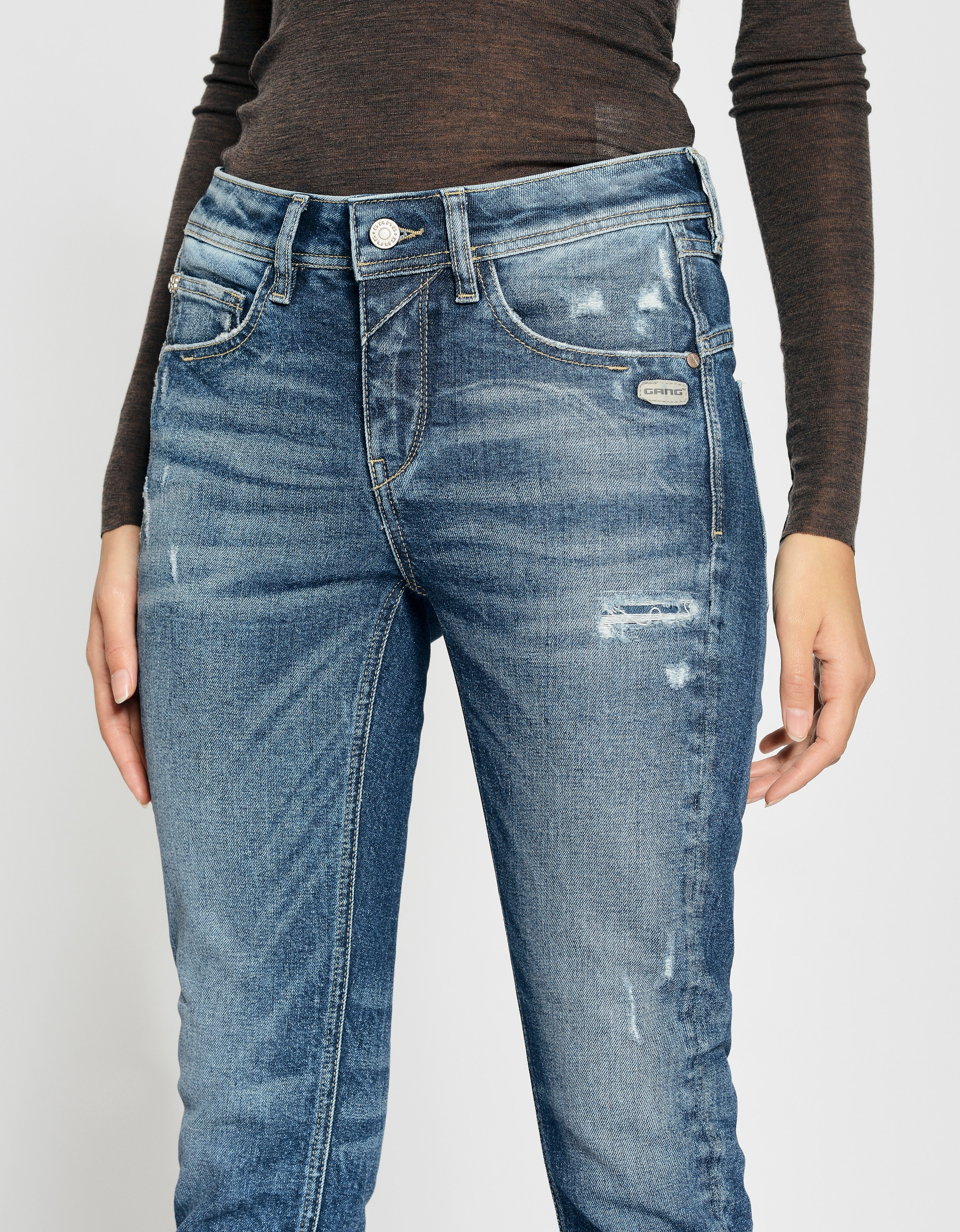 GANG Relax-fit-Jeans »GANG Jeans Relaxed Fit 94AMELIE CROPPED«