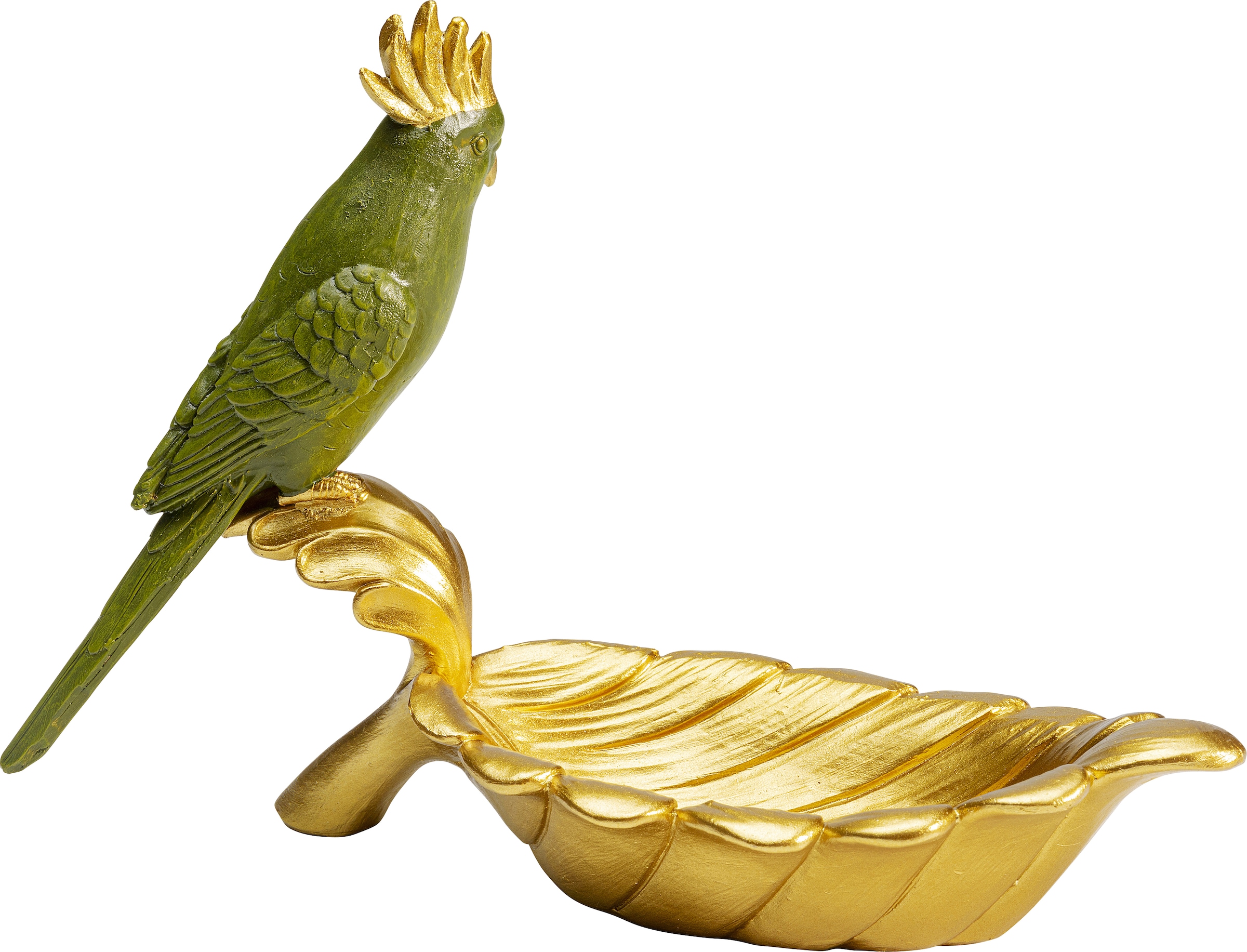 Kare Design Schale »Parrot Guard 10x21cm« aus Polyresin (Kunststein) aus lackiertem Polyresin