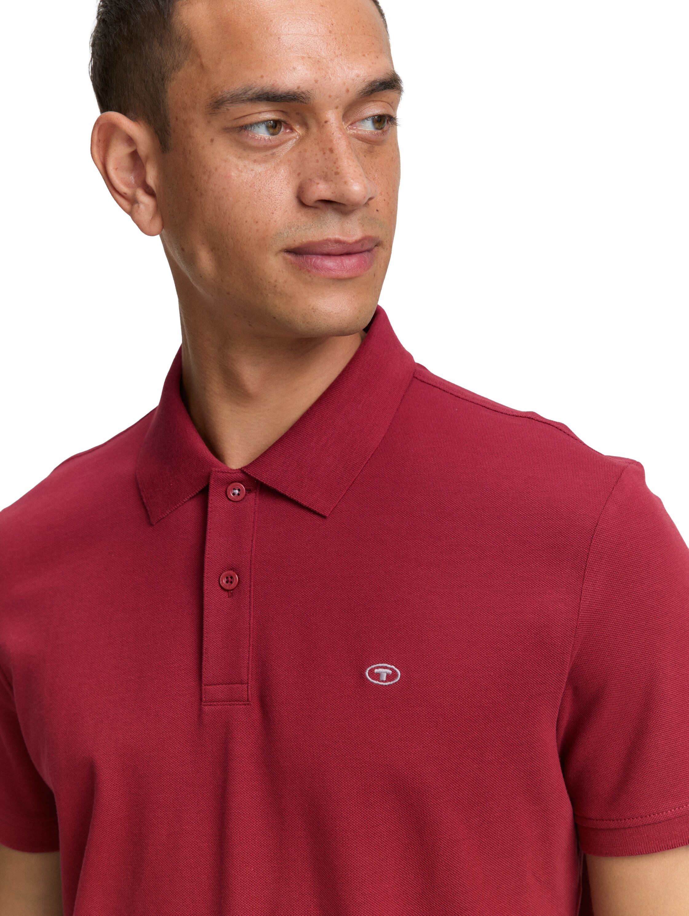 Thumbnail - TOM TAILOR Poloshirt mit farblich hervorgehobener Knopfleiste