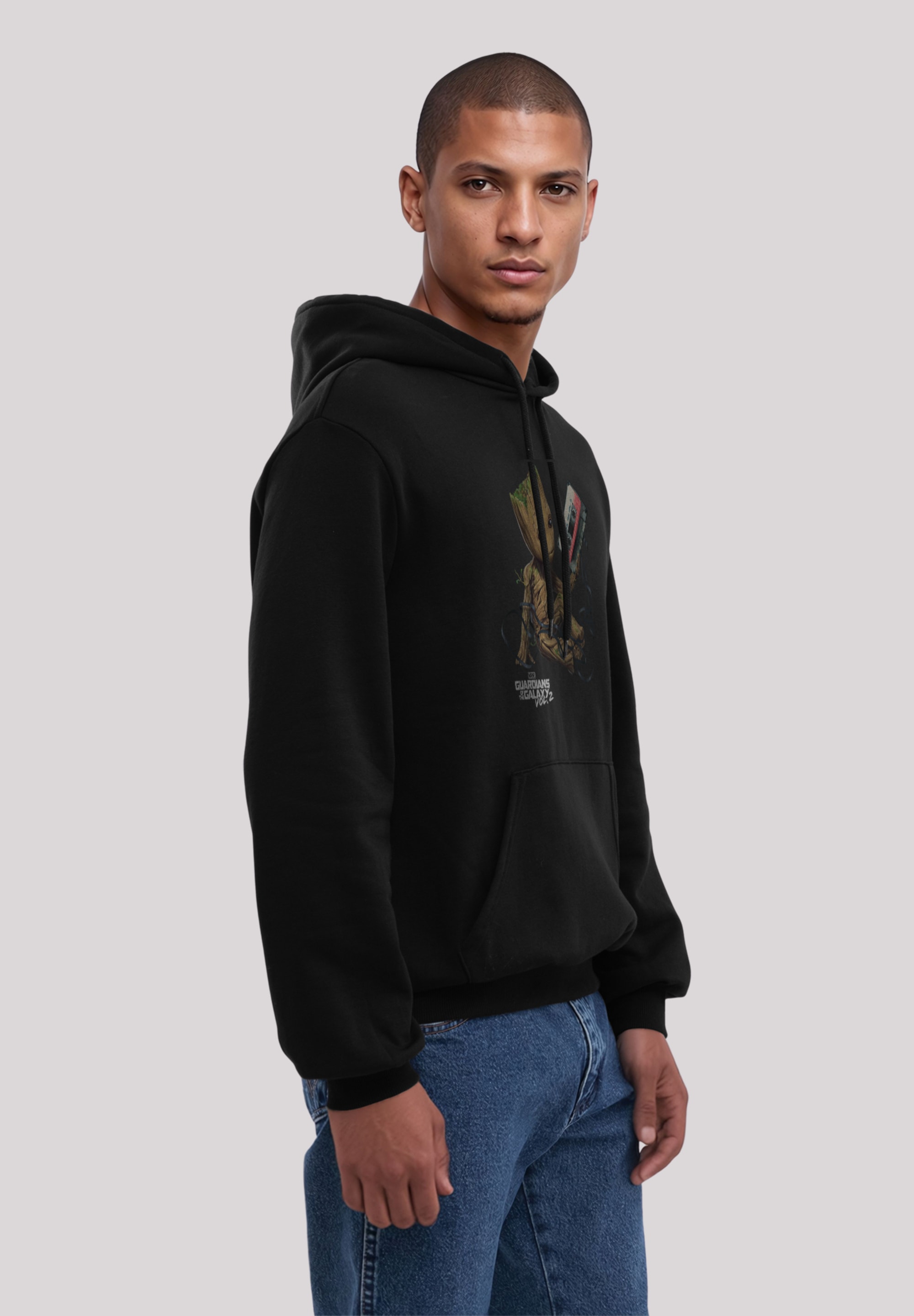 F4NT4STIC Kapuzenpullover »Guardians Of The Galaxy Vol2 Groot Tape« Premium Qualität