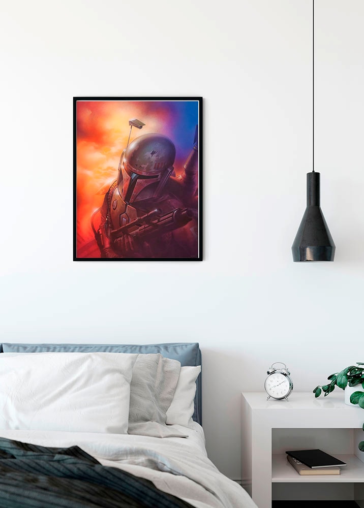 Komar Bild »Star Wars Classic Mandalorian« Star Wars 1 Stk. tlg. Wandbild zur Dekoration im Kinderzimmer - ohne Rahmen
