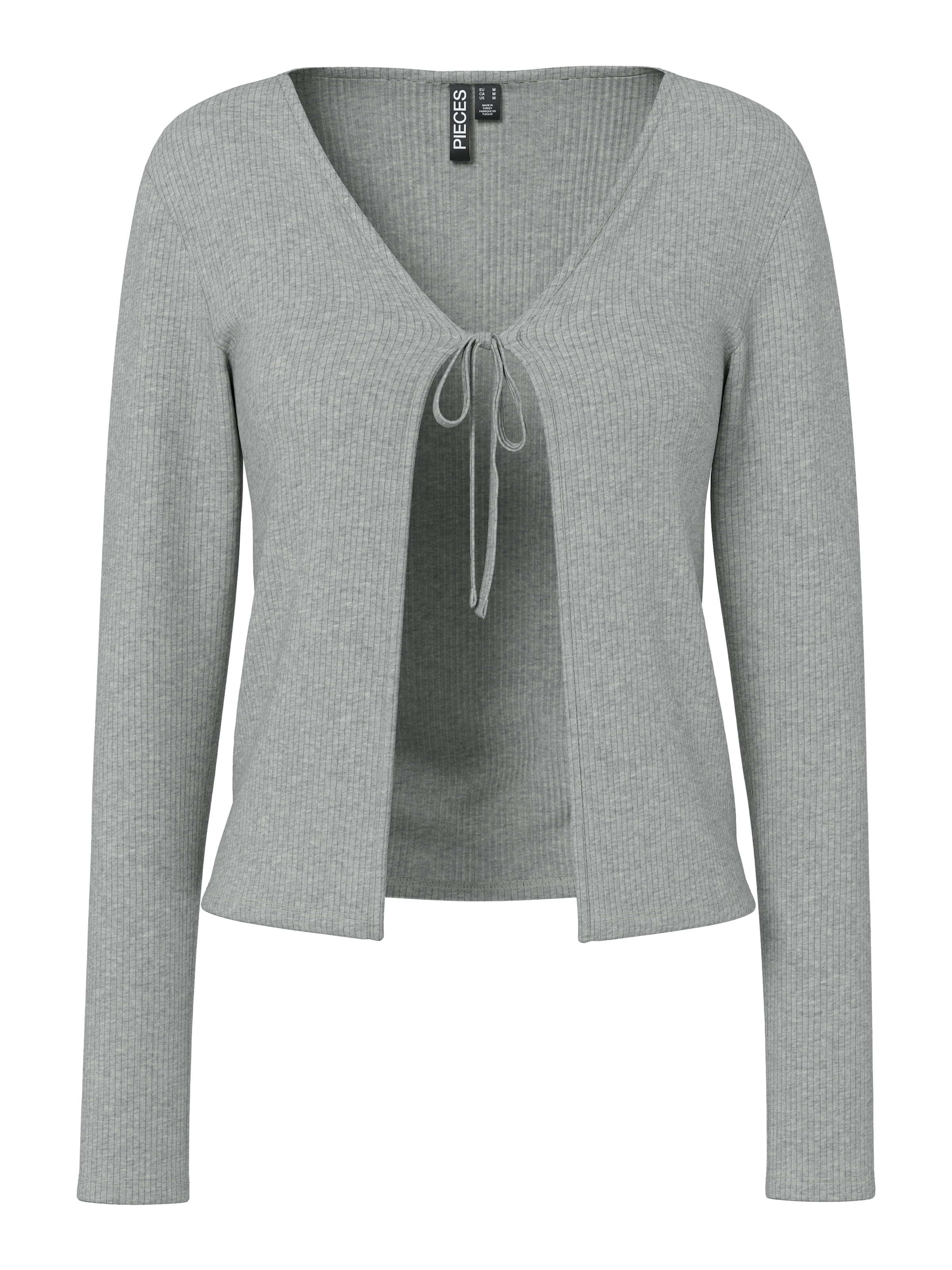 pieces Strickjacke "PCKITTE LS TIE CARDIGAN JRS NOOS BC" mit Bindeband günstig online kaufen
