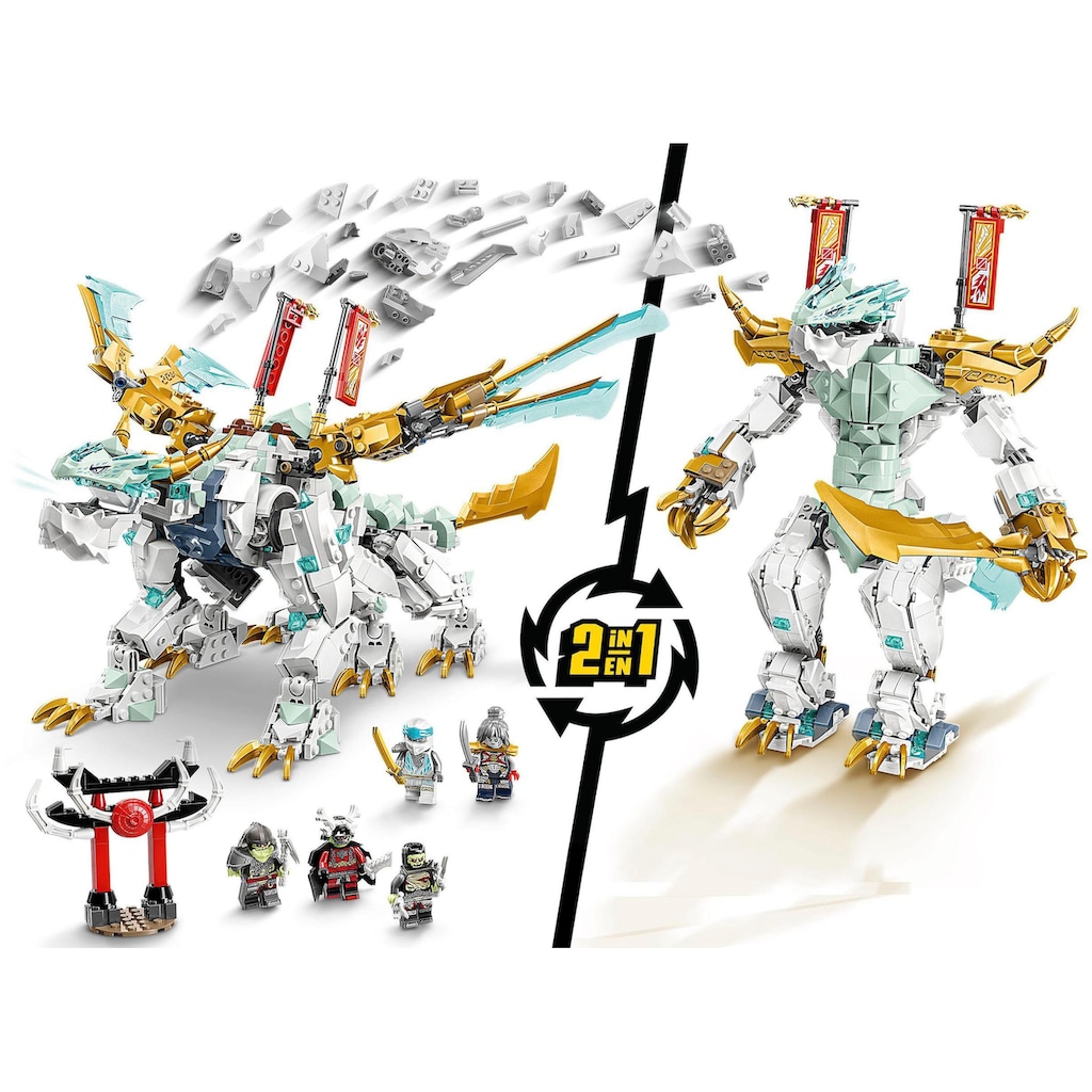 LEGO® Konstruktionsspielsteine »Zanes Eisdrache (71786), LEGO® NINJAGO«, (973 St.)