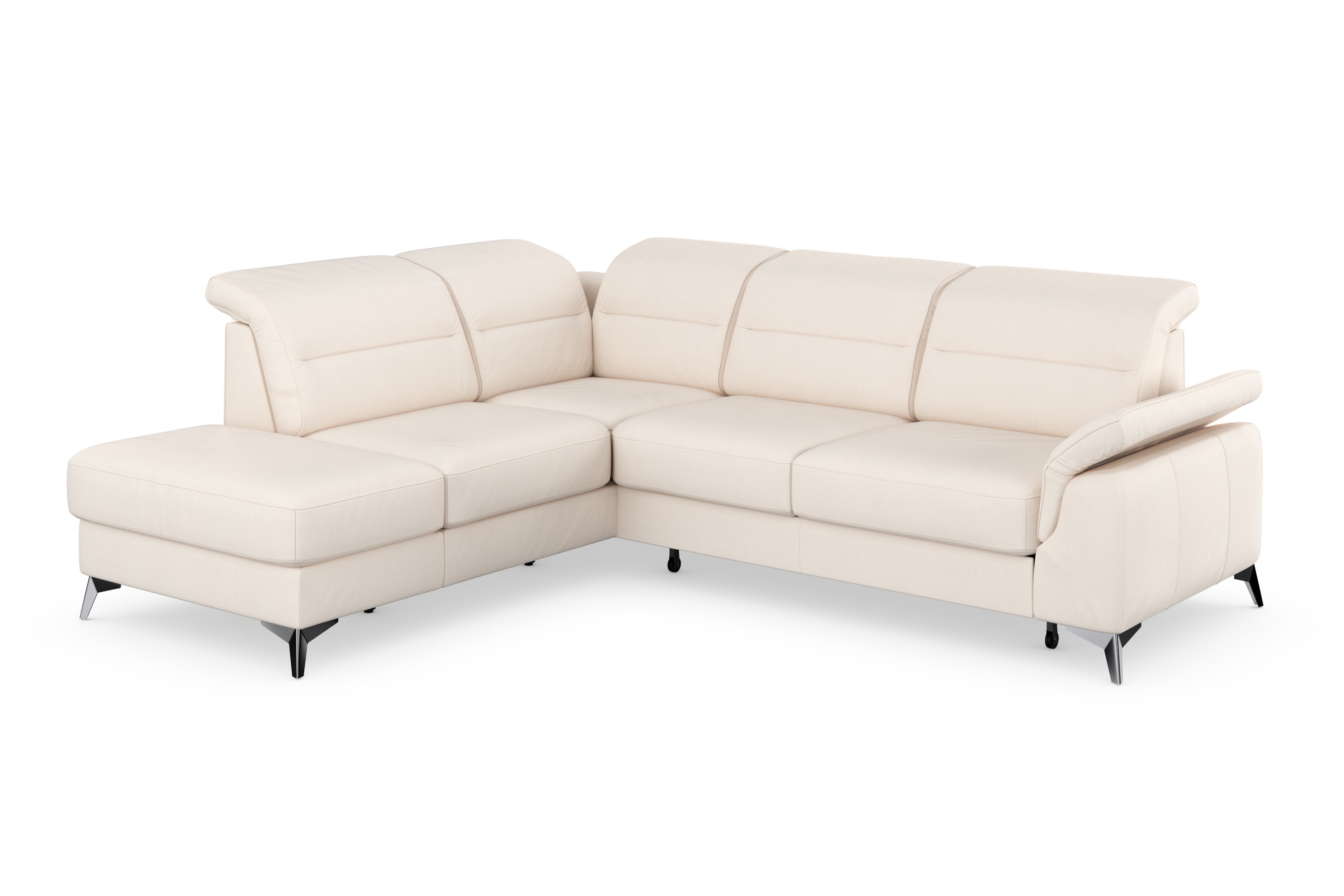 Thumbnail - sit&more Ecksofa "Sinatra L-Form" mit Ottomane, optional mit Kopfteilverstellung und Armteilfunktion