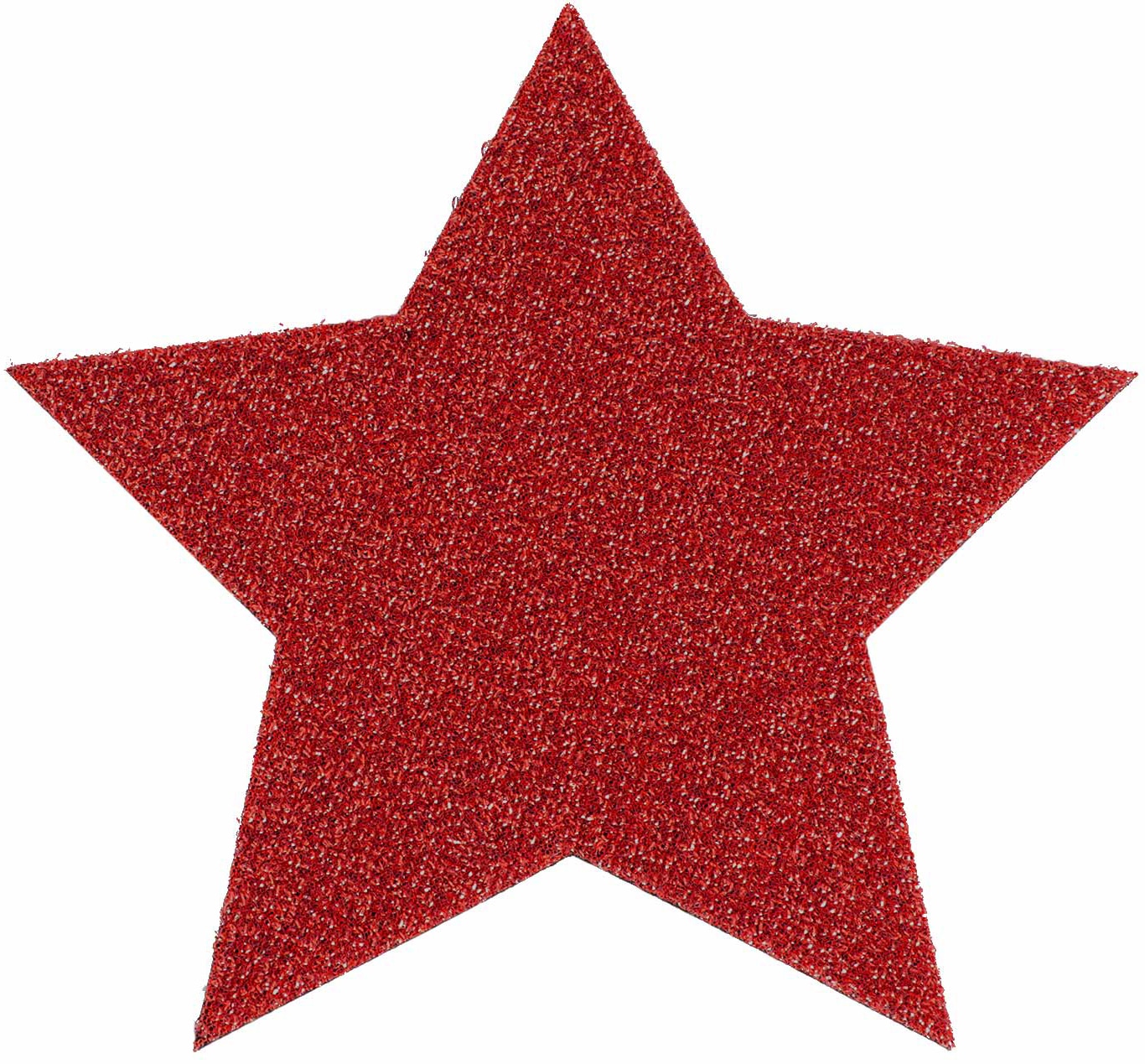 Primaflor-Ideen in Textil "Stern, Weihnachtsdeko" ideal als Untersetzer oder Tischdeko, Größe 16,5 cm