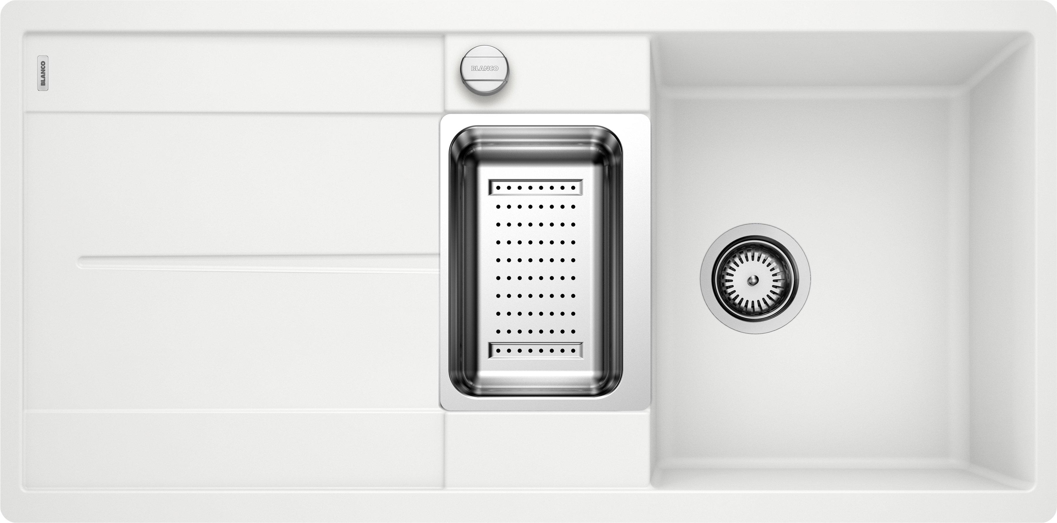 Blanco Granitspüle "METRA 6 S-F" 1 Stk. tlg. erhältlich in mehreren Farben, inklusive Multifunktionsschale