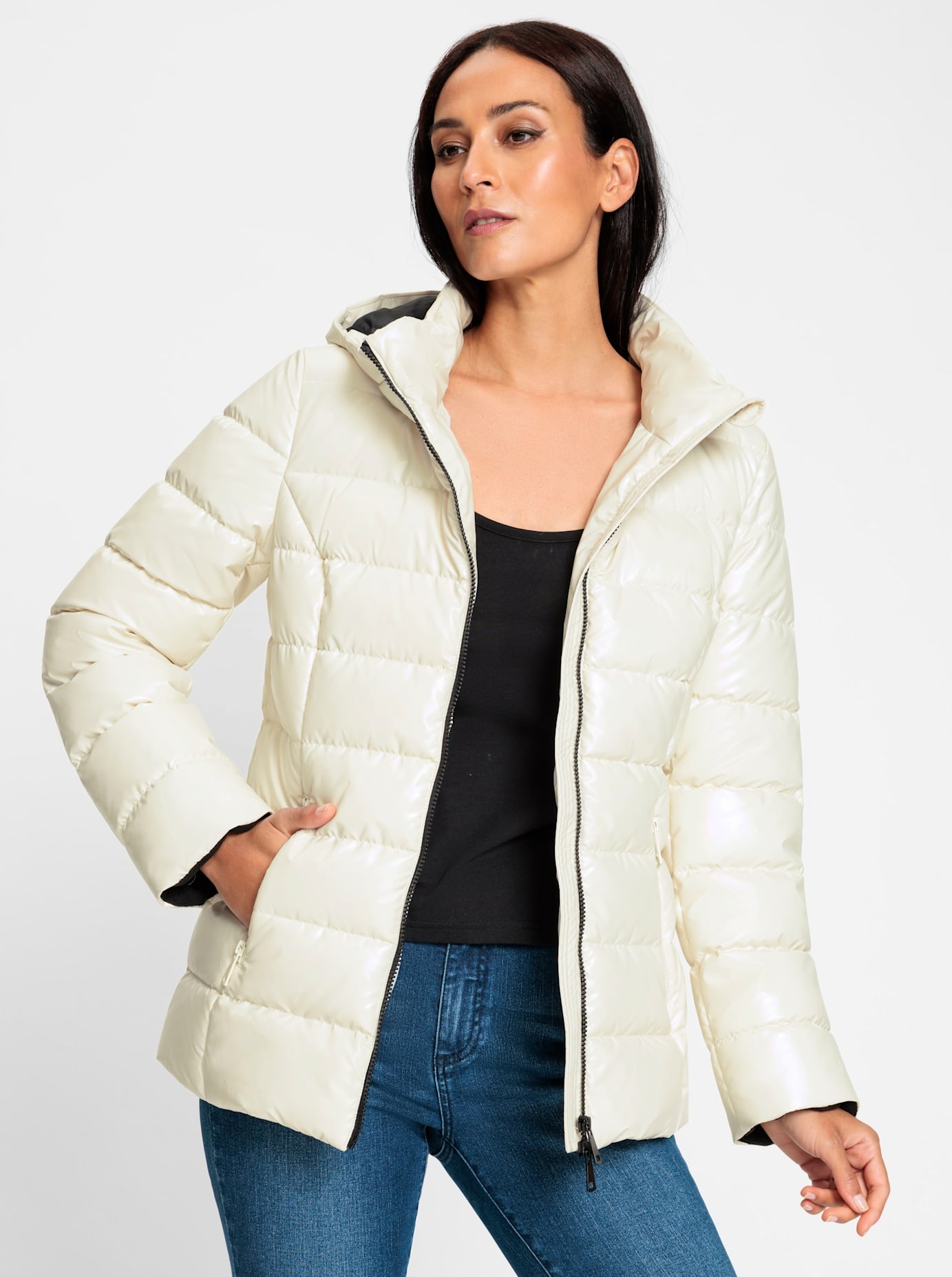 heine Steppjacke, mit Kapuze günstig online kaufen