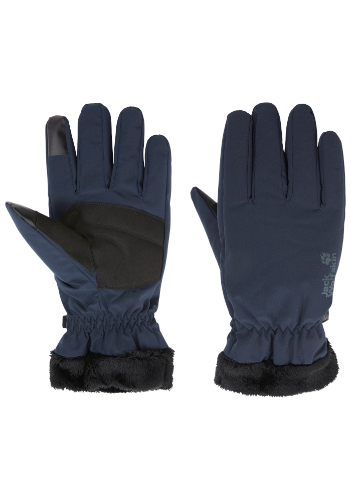 Jack Wolfskin Fleecehandschuhe "HIGHLOFT GLOVE W" Handschuhe, warm, touchscreen-kompatibel