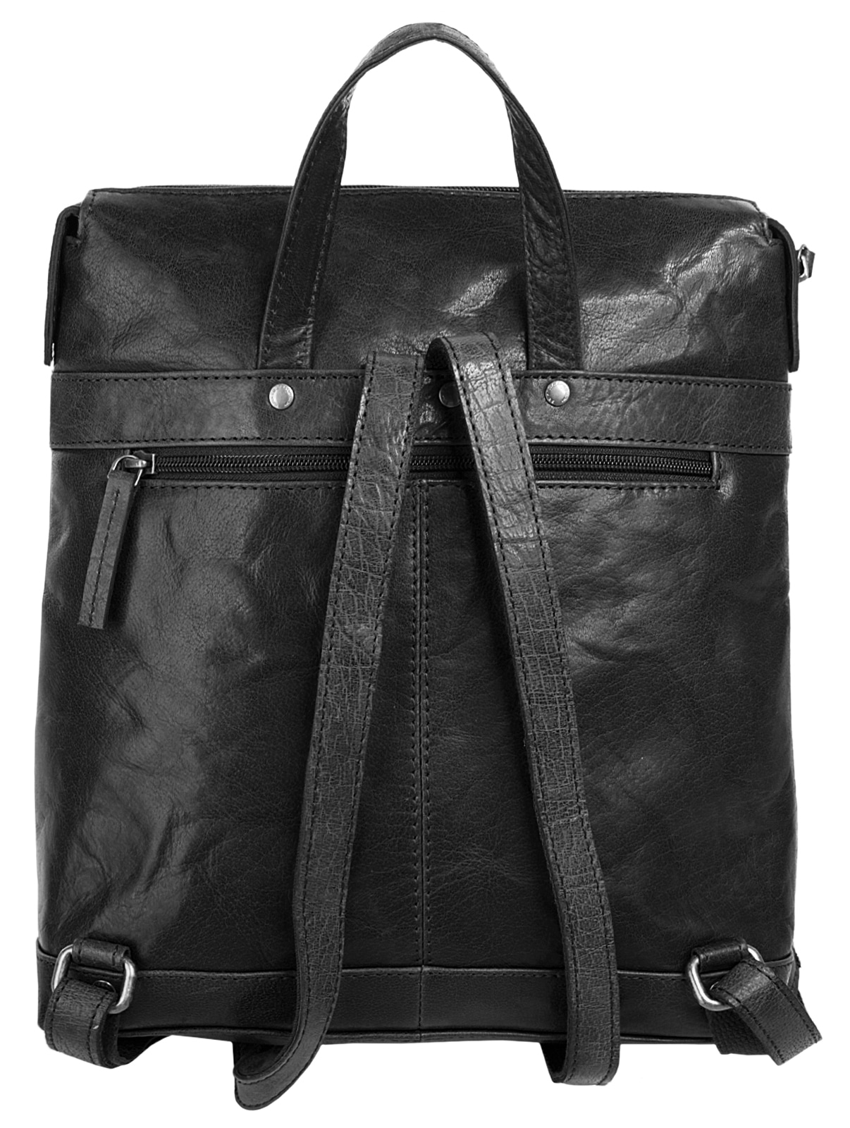 Spikes & Sparrow Laptoprucksack, echt Leder