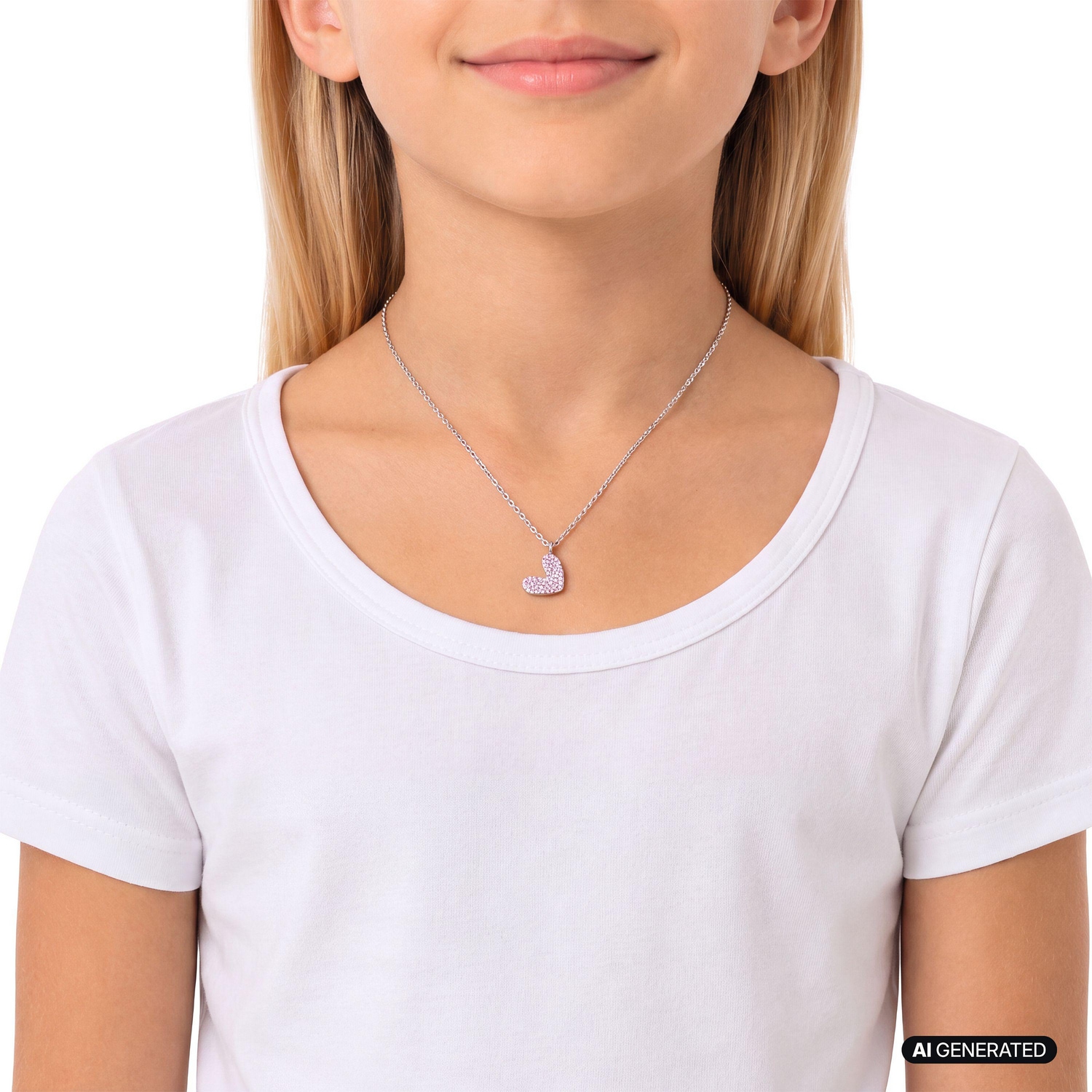 TOM TAILOR Kette mit Anhänger »Herz« mit Zirkonia (synth.)