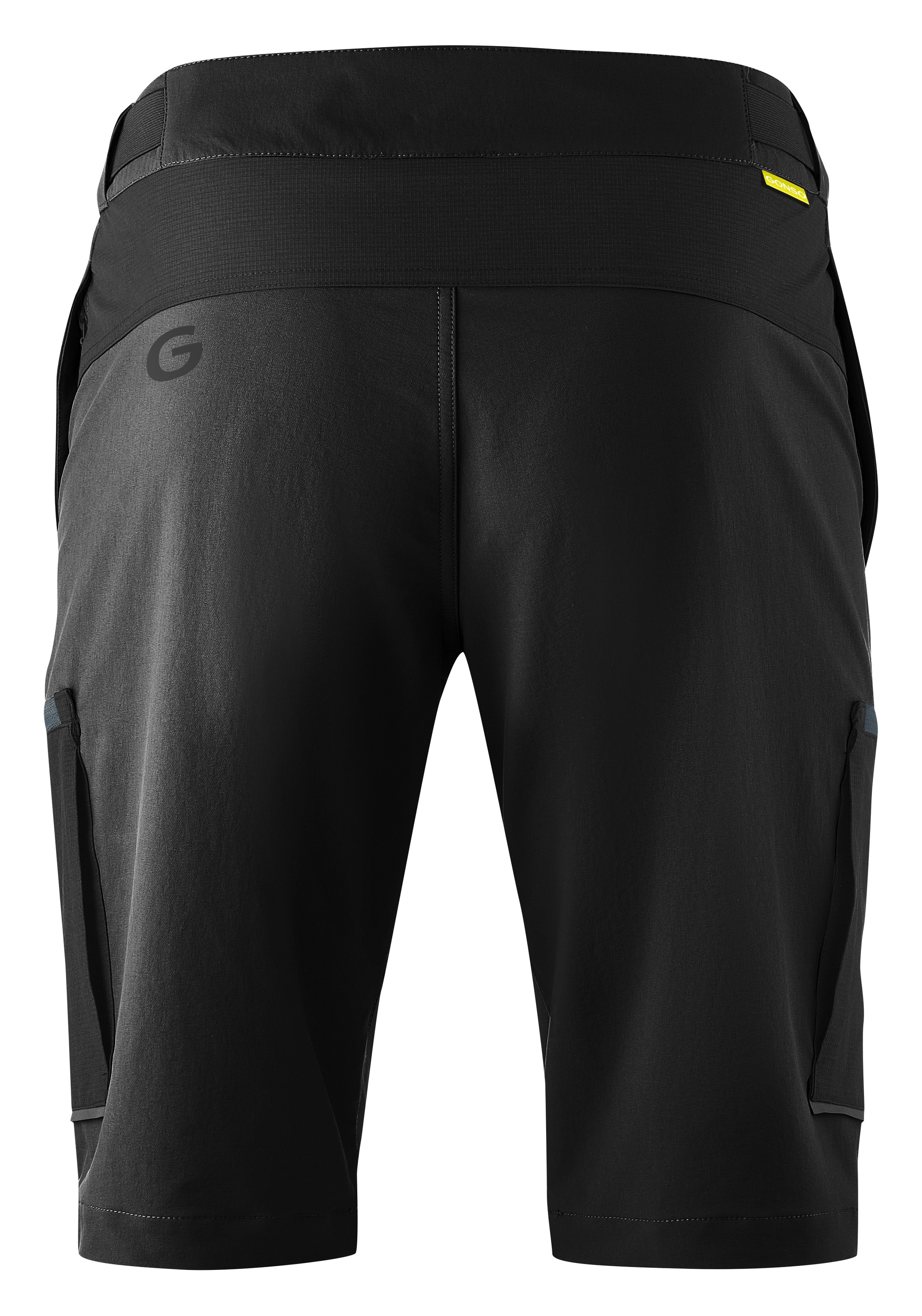 Gonso Radhose »GARZONE«, Herren Bike-Shorts, Fahrradhose mit Sitzpolster, Bund flexibel
