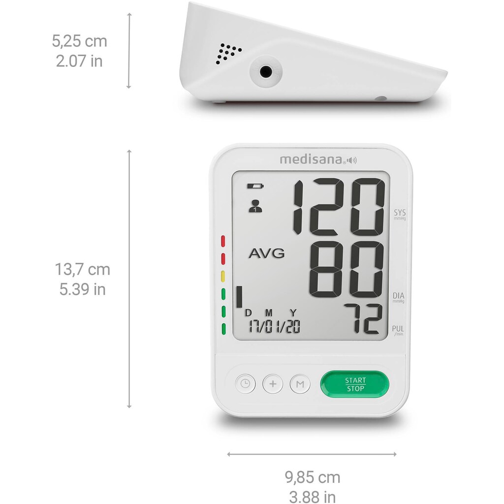 Medisana Oberarm-Blutdruckmessgerät »BU586«