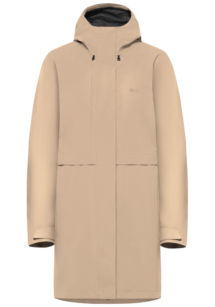 Jack Wolfskin Outdoorjacke »TERRAVIEW 2L COAT W« mit Kapuze