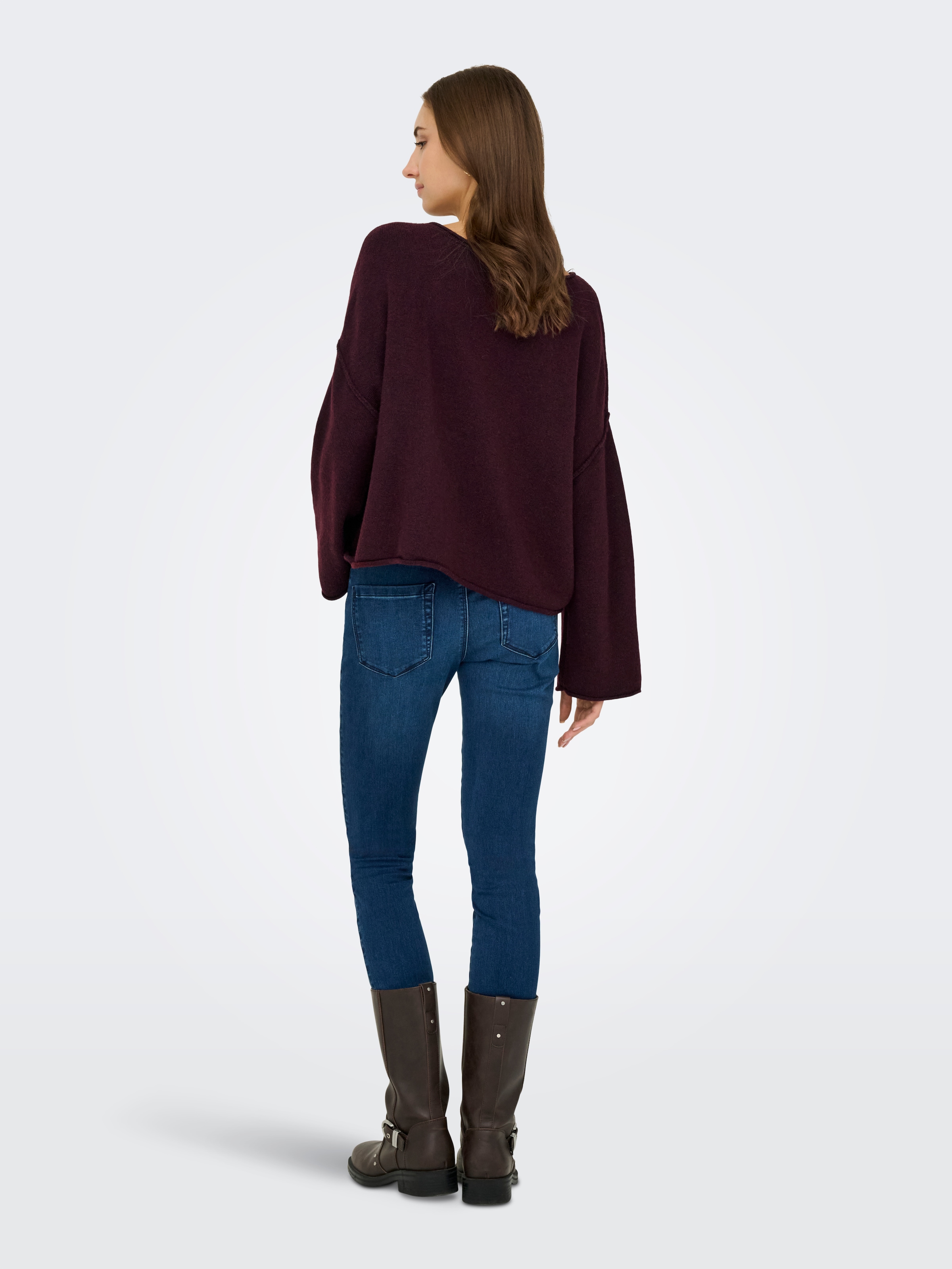 JDY Strickpullover »JDYRUE LIFE L/S BOAT NECK PULL KNT NOOS«