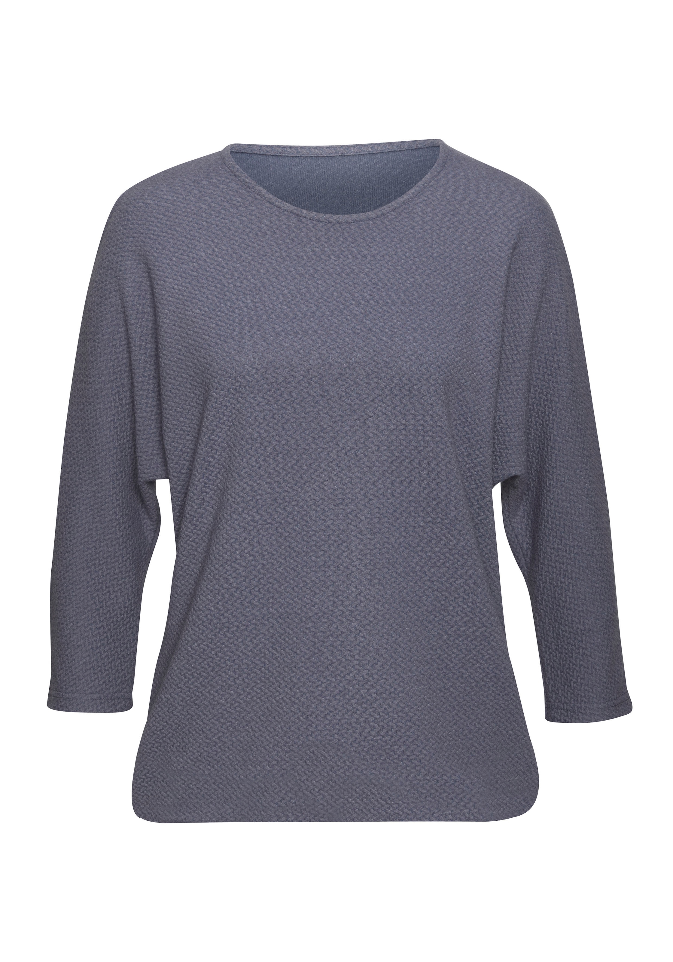 Vivance Langarmshirt »aus bügelfreier Strukturqualität«, mit Viskose