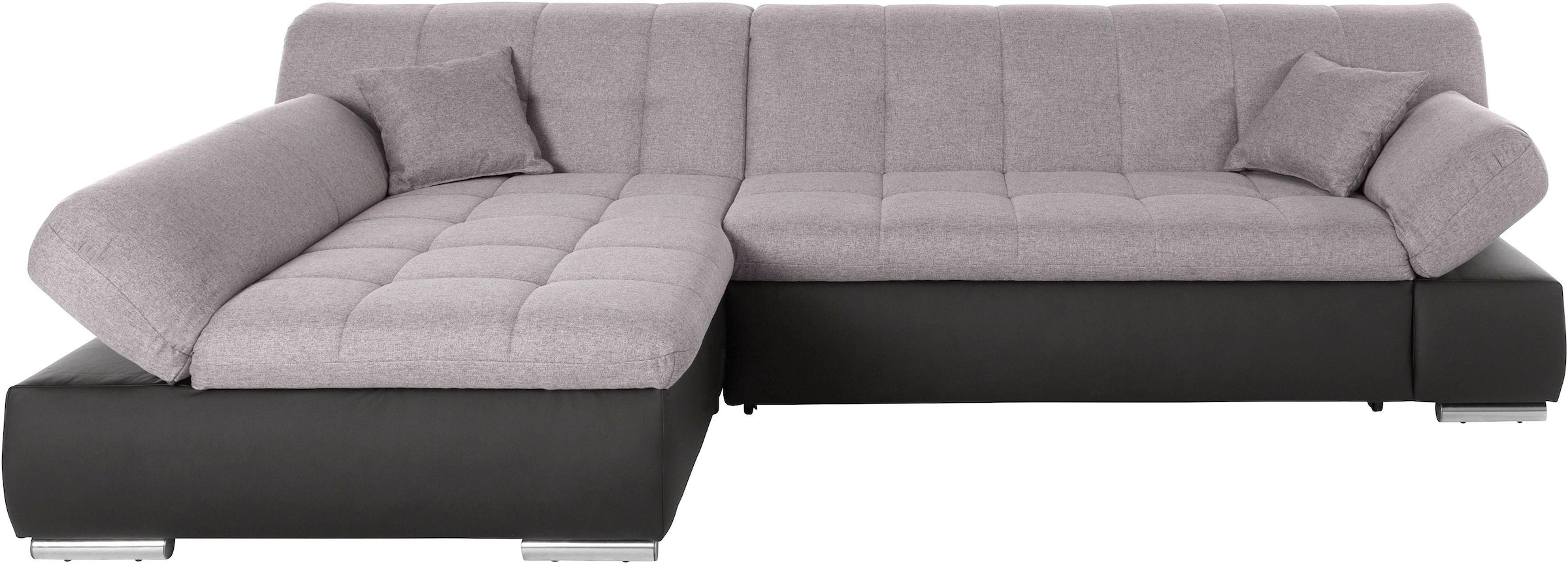 DOMO collection "MONA 297x173 cm, modern und komfortabel" whlw. mit Bettfunktion, L-Form