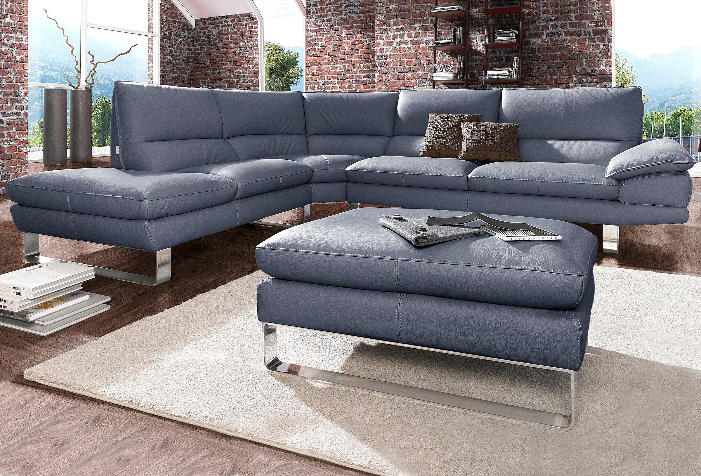 CALIA ITALIA Ecksofa "Dave, italienisches Designsofa mit erstklassigem Sitz günstig online kaufen