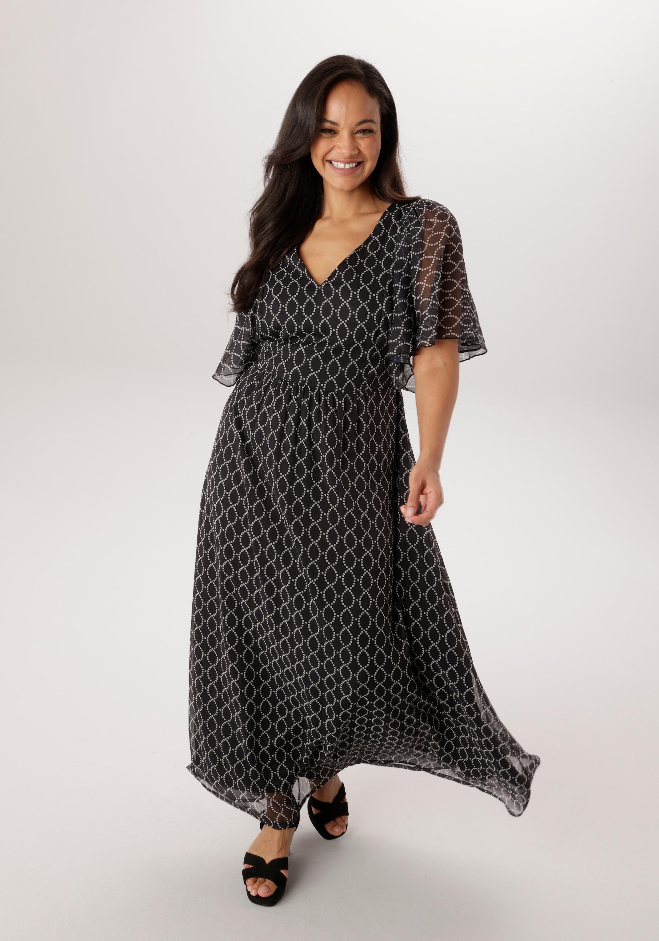 Aniston PLUS Chiffonkleid günstig online kaufen