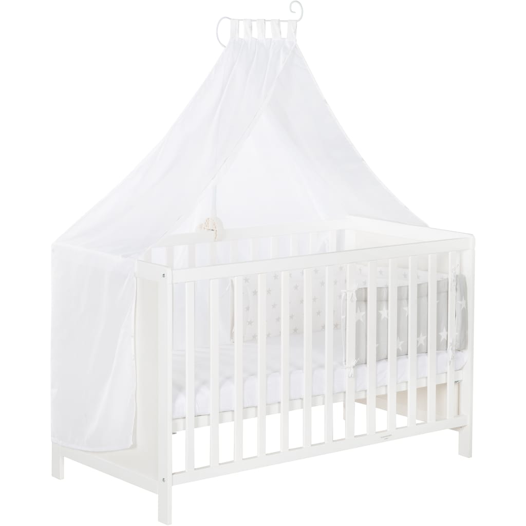 roba® Babybett »Multifunktionsbett mit Beistellfunktion«, (8 tlg.)