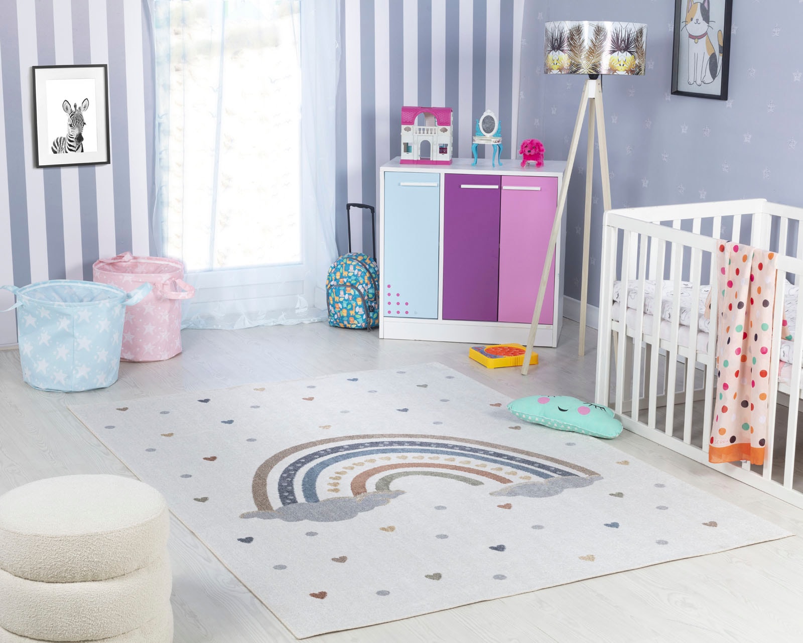 Surya Kinderteppich »REGENBOGEN« rechteckig ...