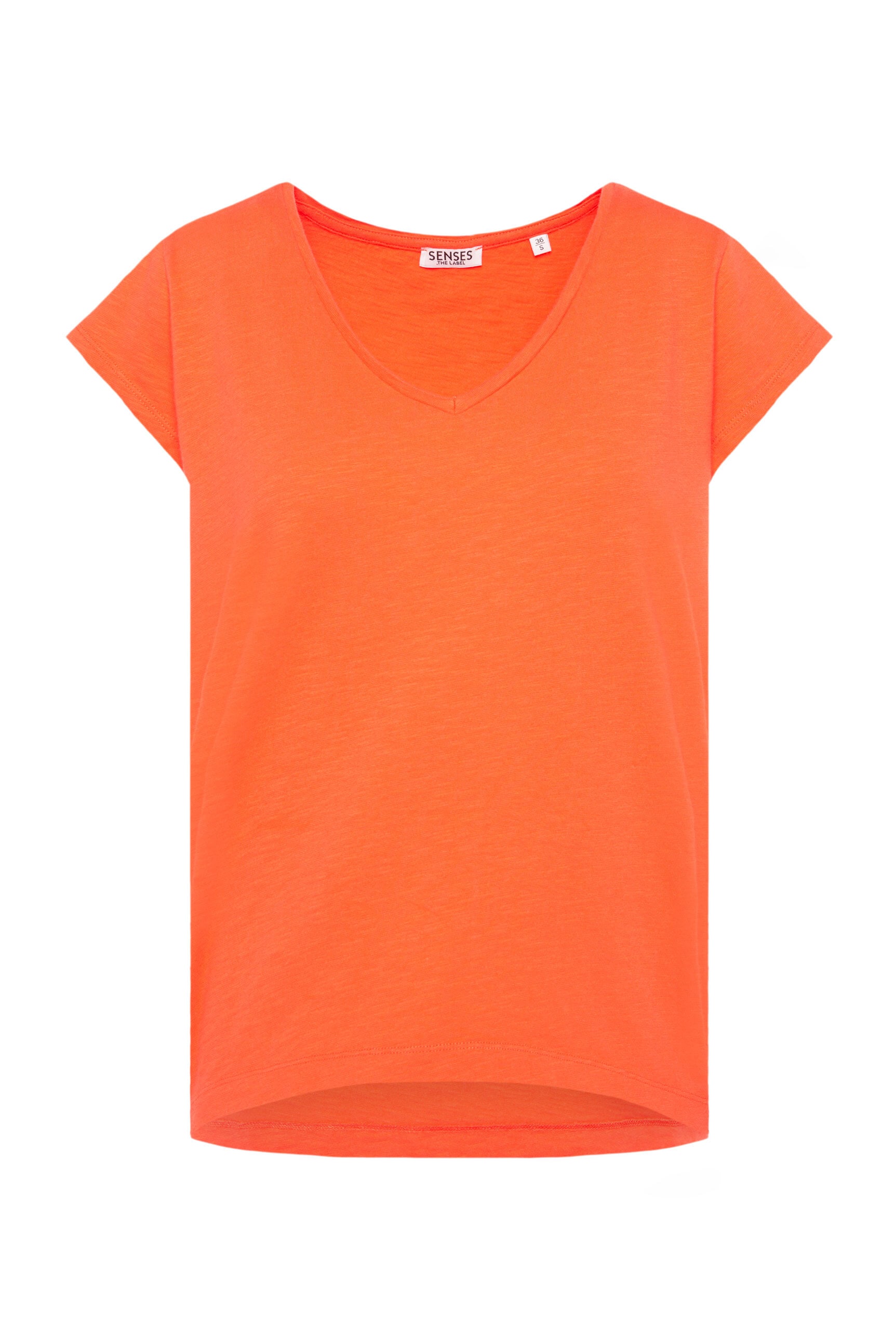 SENSES.THE LABEL V-Shirt, aus Baumwolle