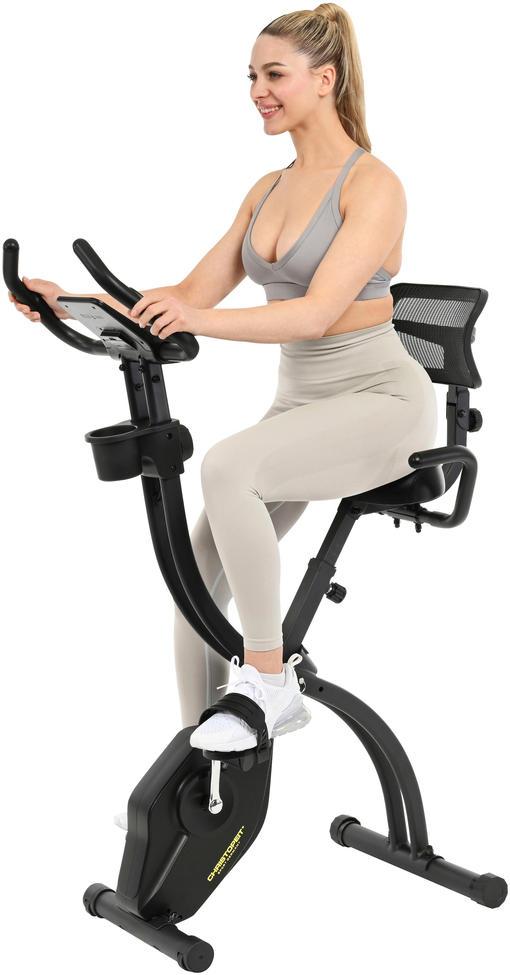 Christopeit Sport® Heimtrainer »S-Bike Velo Fit« 120 kg max. Benutzergewicht, Fahrrad, 14 Widerstandsstufen