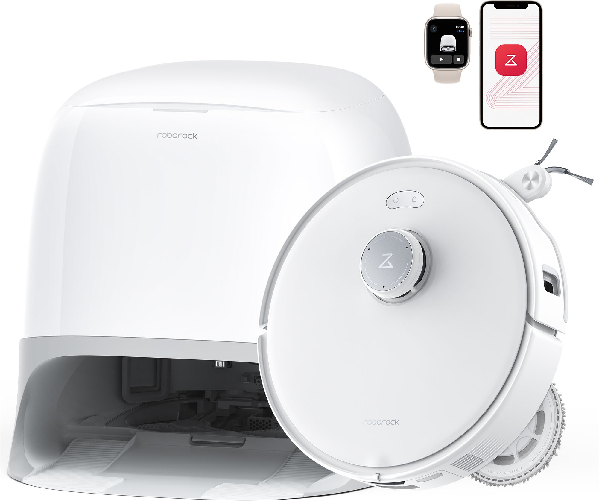 Roborock Saugroboter "mit Wischfunktion Qrevo Curv, Hindernisserkennung, Du günstig online kaufen