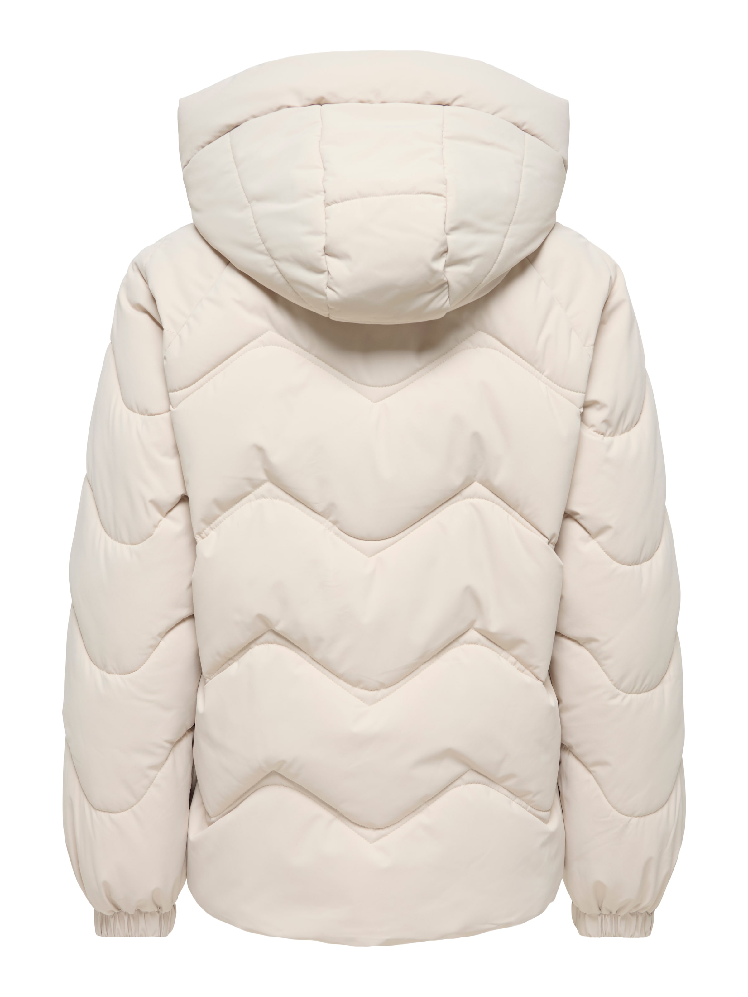 JDY Steppjacke »JDYPOWER SHORT HOOD PUFFER OTW HAB« mit Kapuze Kunstfaser