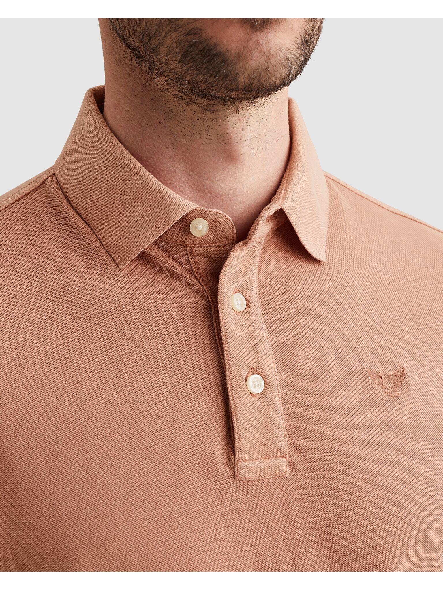PME LEGEND Poloshirt »Short sleeve polo pique garment dyed« mit Logo Stickerei