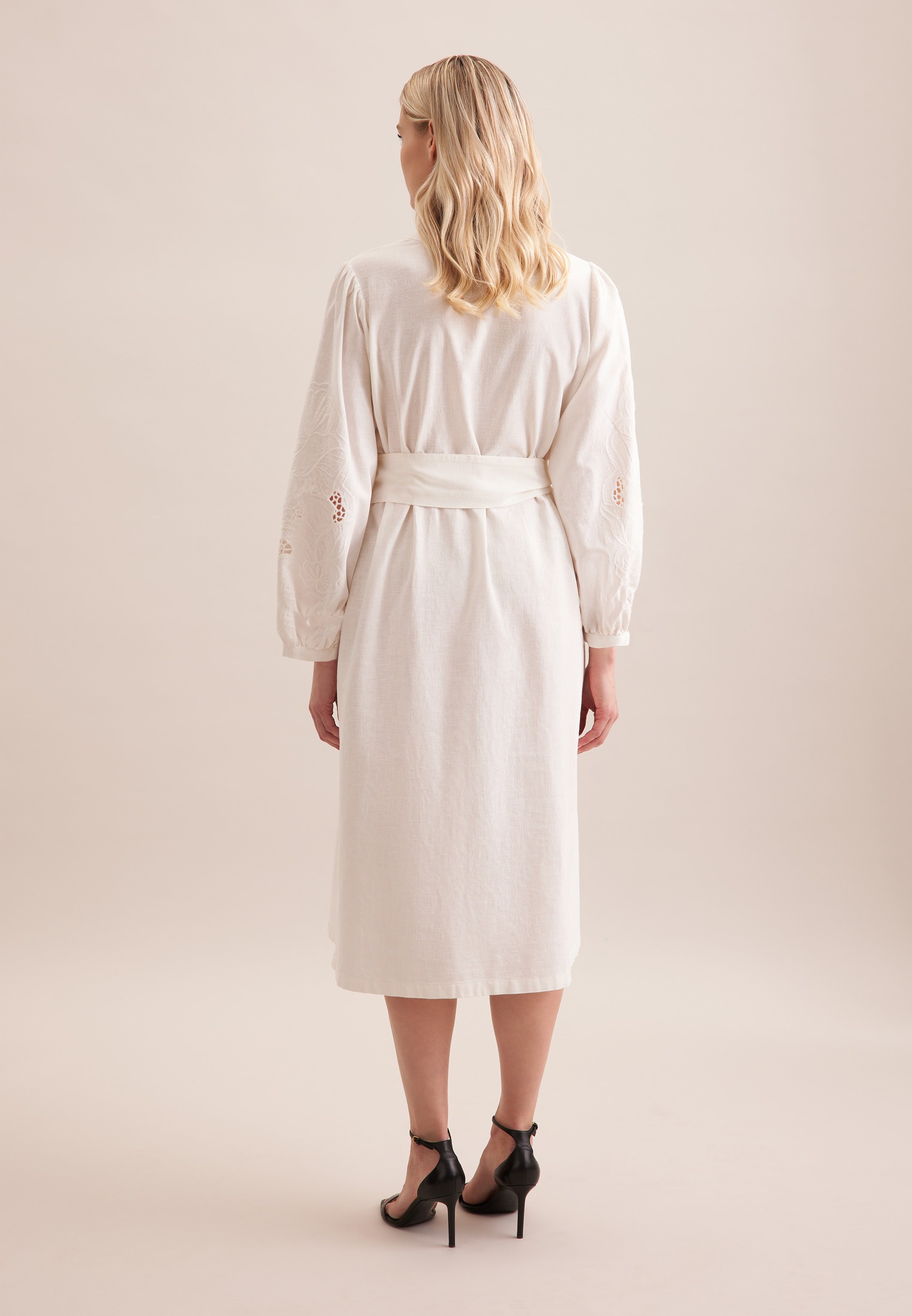 seidensticker Sommerkleid "Schwarze Rose" 7/8 Rundhals Uni günstig online kaufen