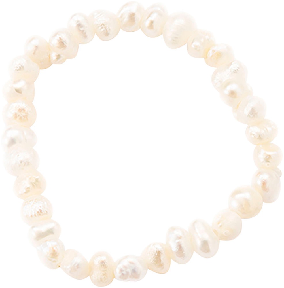 Firetti Ring-Set »Multipack Schmuck Geschenk Damenring Zugband Edelstein Farbstein«, (Set, 2 tlg.), Made in Germany - mit Süßwasserzuchtperle