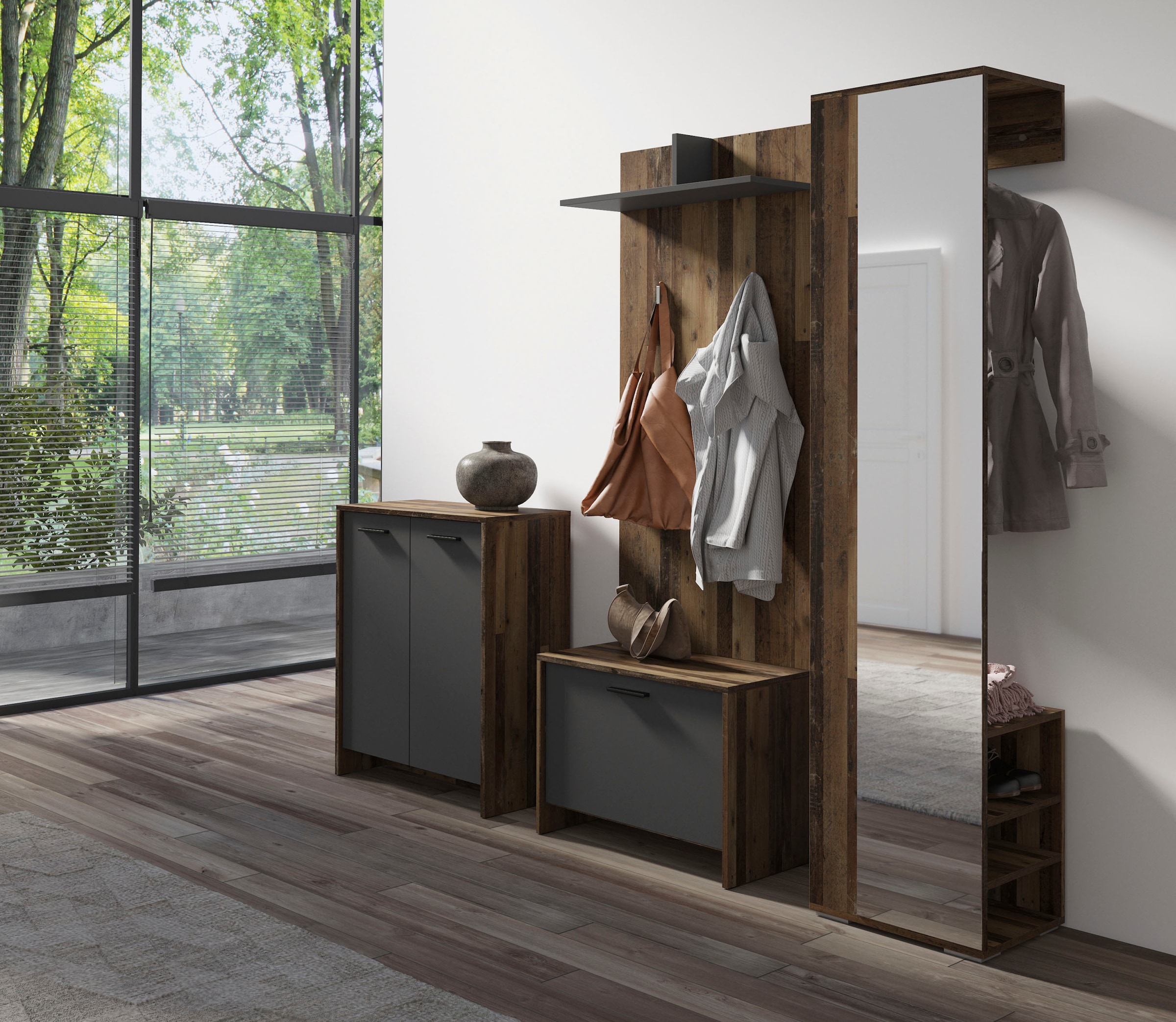 INOSIGN Kommode »Ben«, Breite 153 cm, mit 3 Türen und Schubkästen