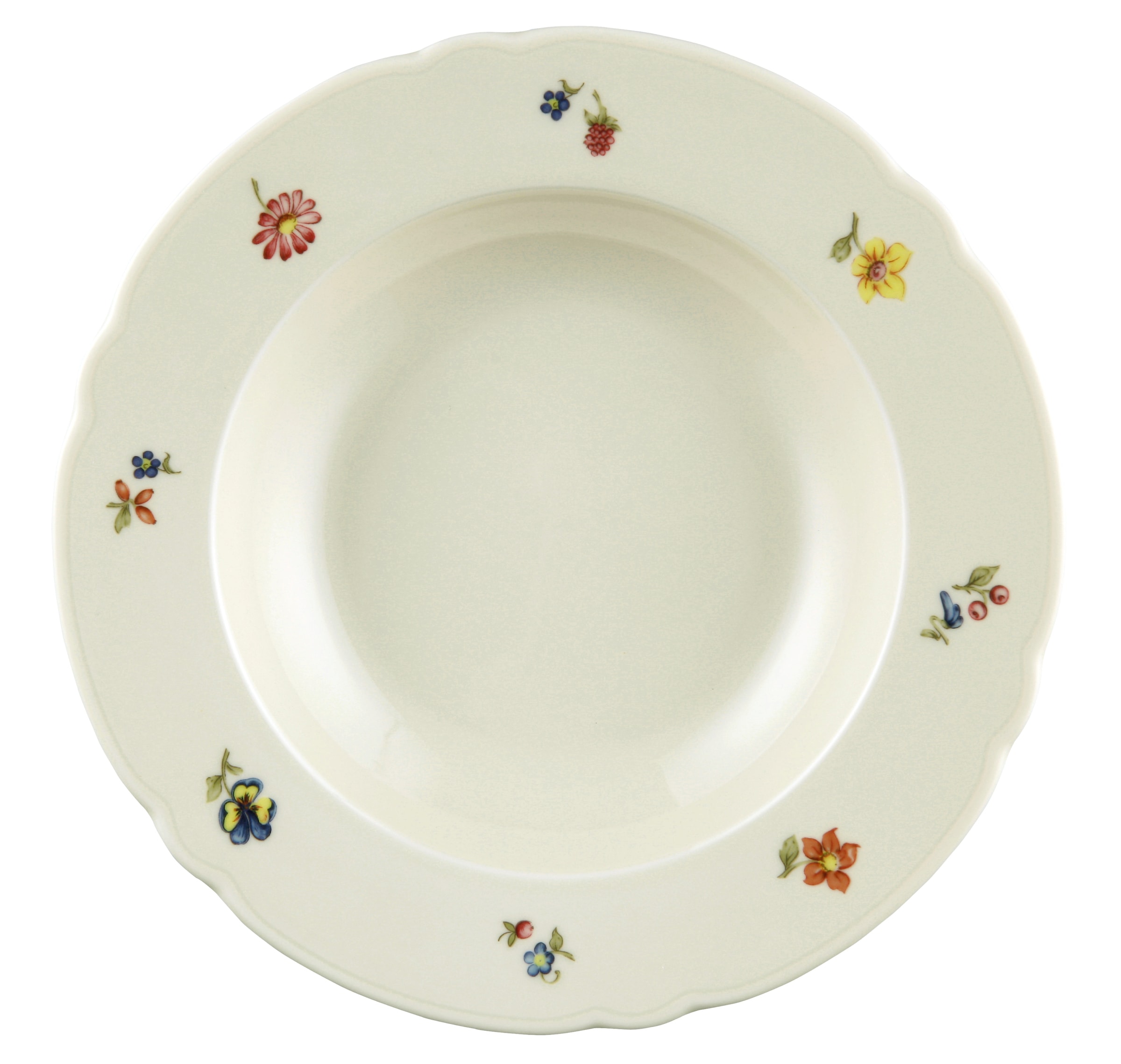 Seltmann Weiden Tafelservice »Teller Set, Geschirr-Set Marieluise«, (Set, 12 tlg.), Speiseteller, Suppenteller Made in Germany, 12 Teile, für 6 Personen