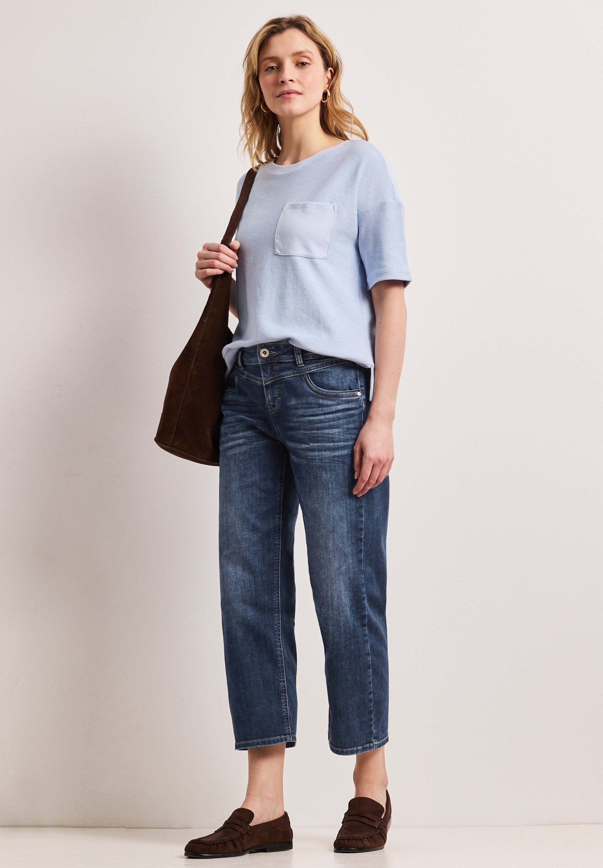 STREET ONE Comfort-fit-Jeans Middle Waist