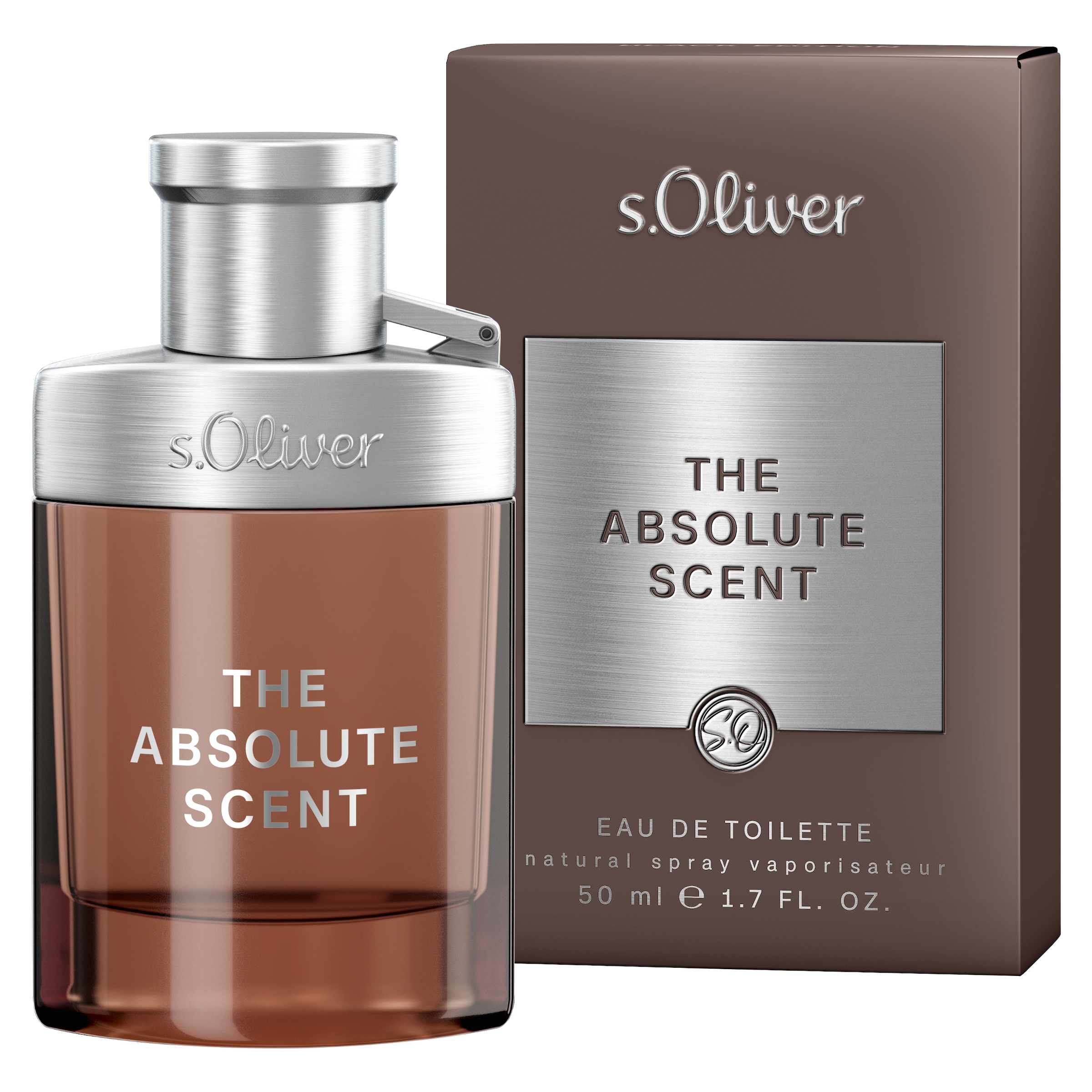 s.Oliver Eau de Toilette »THE ABSOLUTE SCENT« EdT 50 ml Nat. Spray Ambre