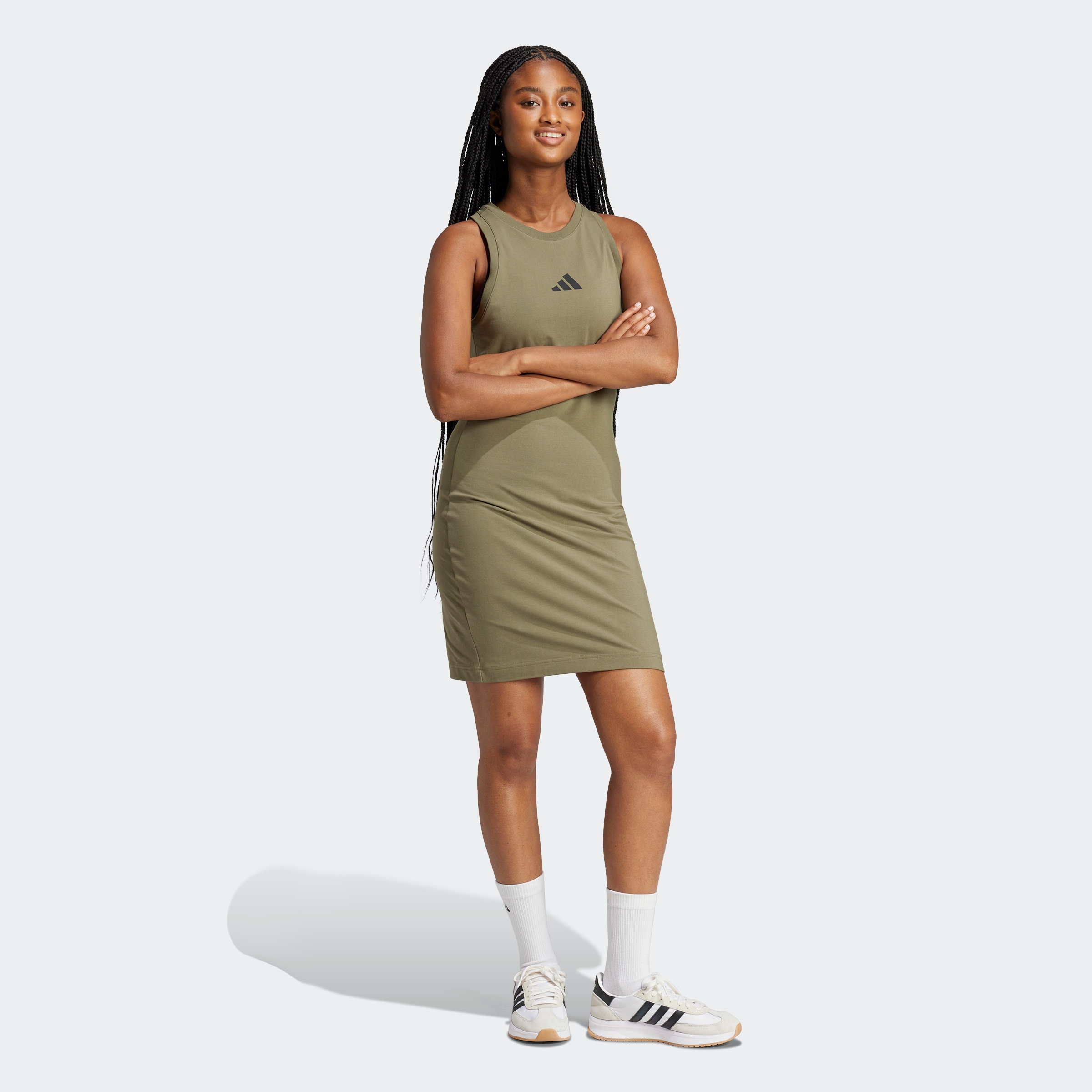 adidas Sportswear Shirtkleid "W FI SL DRESS", (1 tlg.) günstig online kaufen