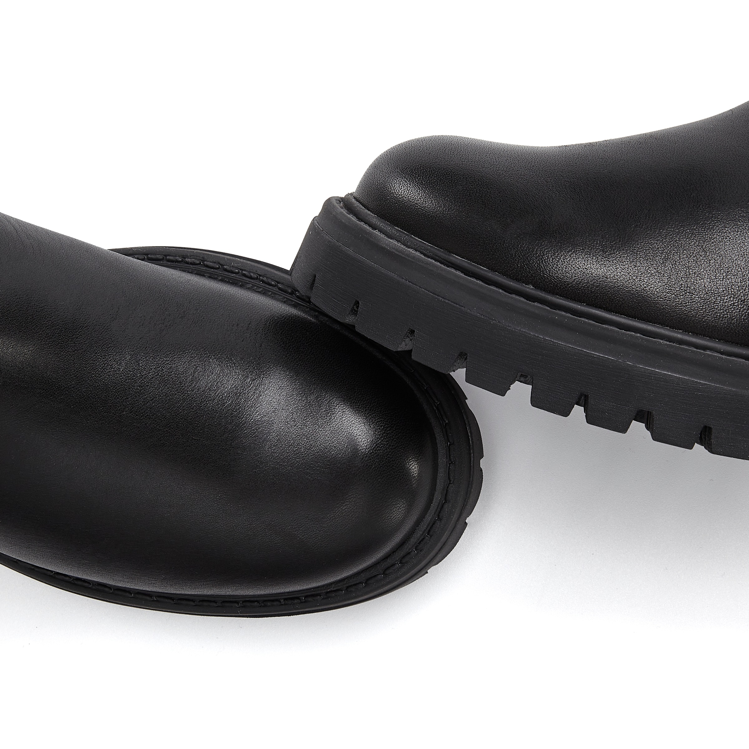 Stiefelette ELBSAND "Chelseaboots, Stiefel, Boots, Winterstiefel, Schlupfstiefel", Damen, Gr. 41, schwarz, Obermaterial: 100% Rindsleder. Decksohle: 100% Textilmaterial. Futter: 100% Textilmaterial. Laufsohle: 100% Synthetik, unifarben, Schuhe Stiefelette 3