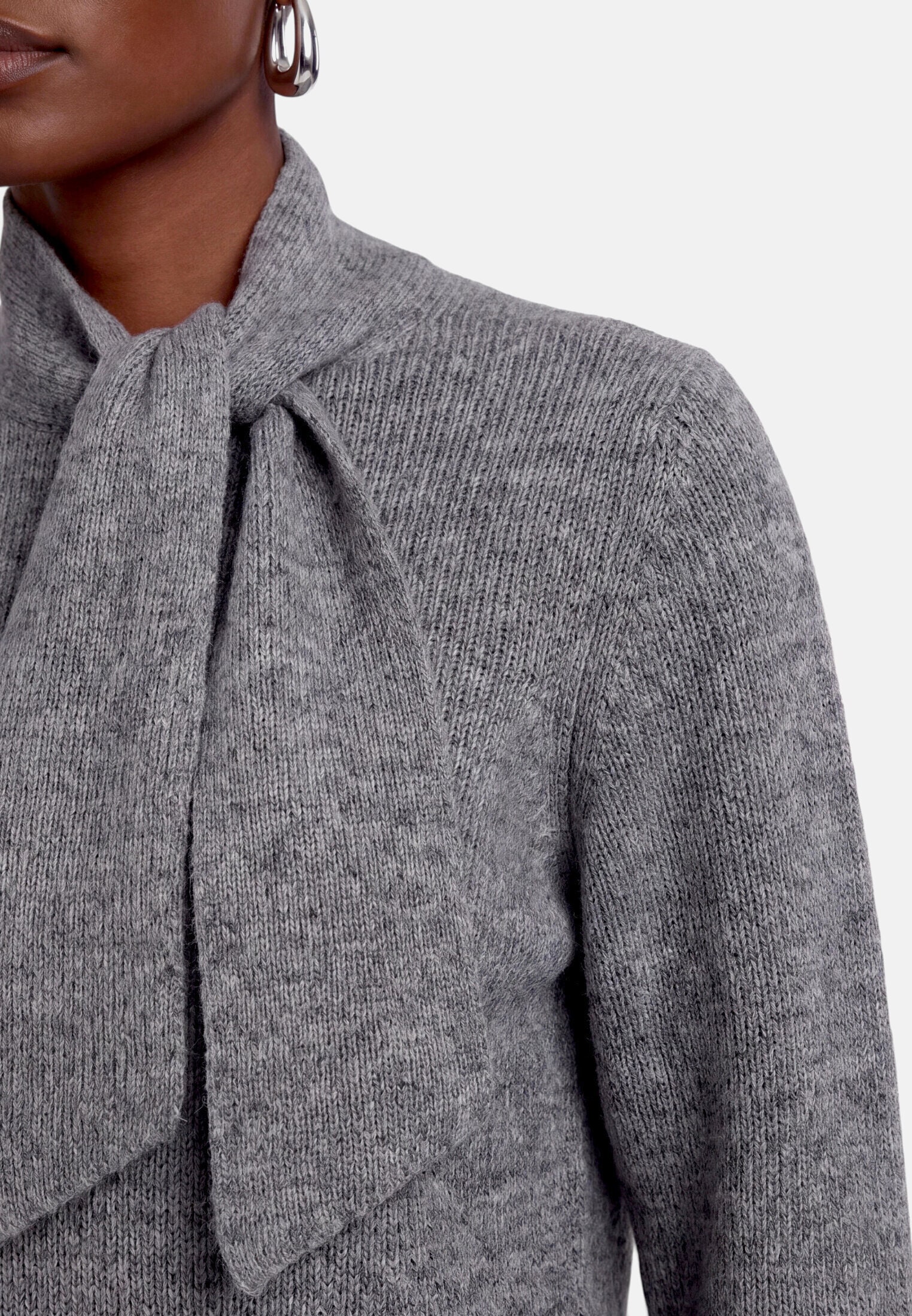 Zero Strickpullover »Damen mit Stehkragen« 1 Struktur