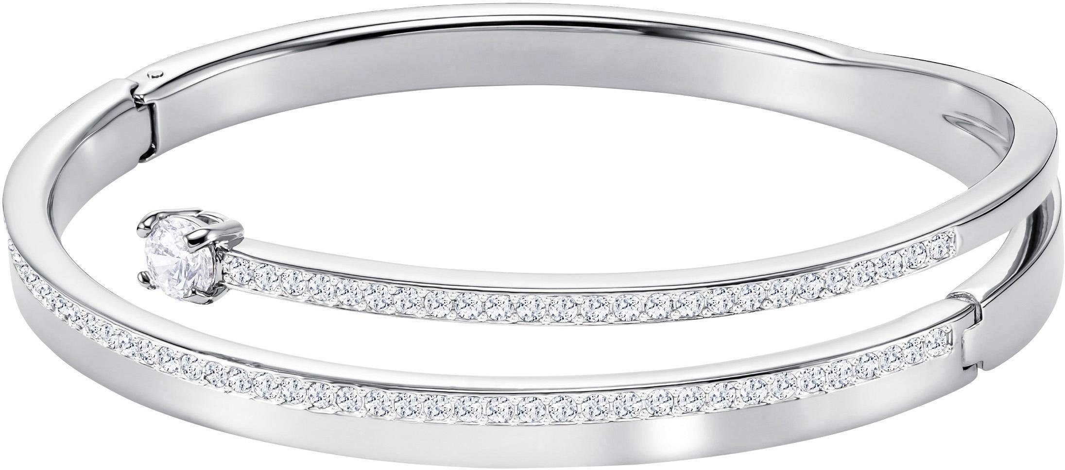 Swarovski Armreif »Fresh, weiss, Rhodiniert, 5257566, 5225445, 5257561