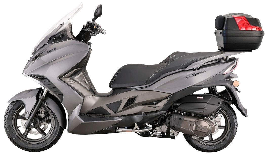 Alpha Motors Motorroller »Sport Cruiser 22«, 125 cm³, 95 km/h, Euro 5, 11  PS, (Set, mit Topcase) auf Rechnung online kaufen | BAUR