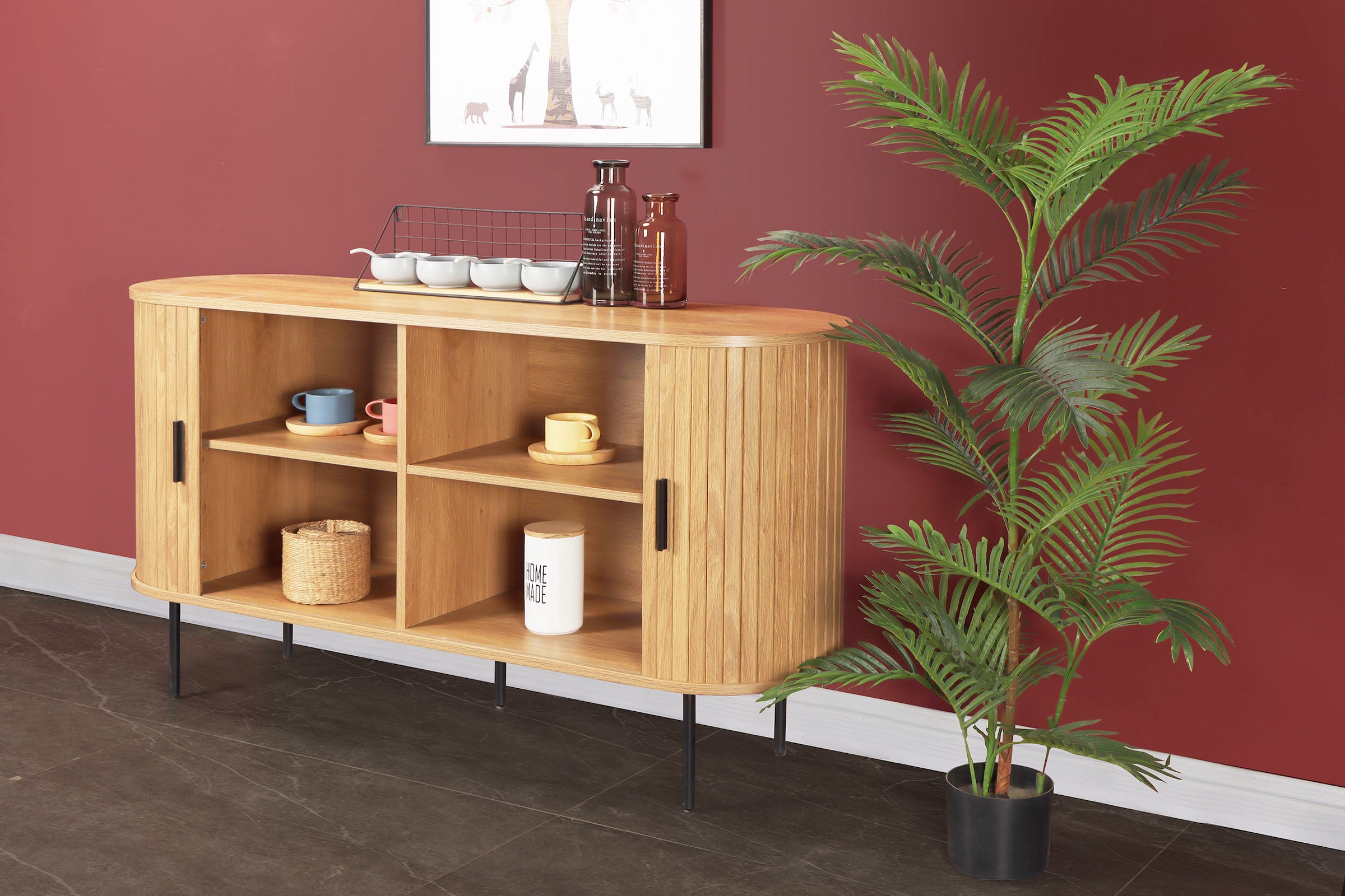 Home affaire Sideboard, 2 Schiebetüren