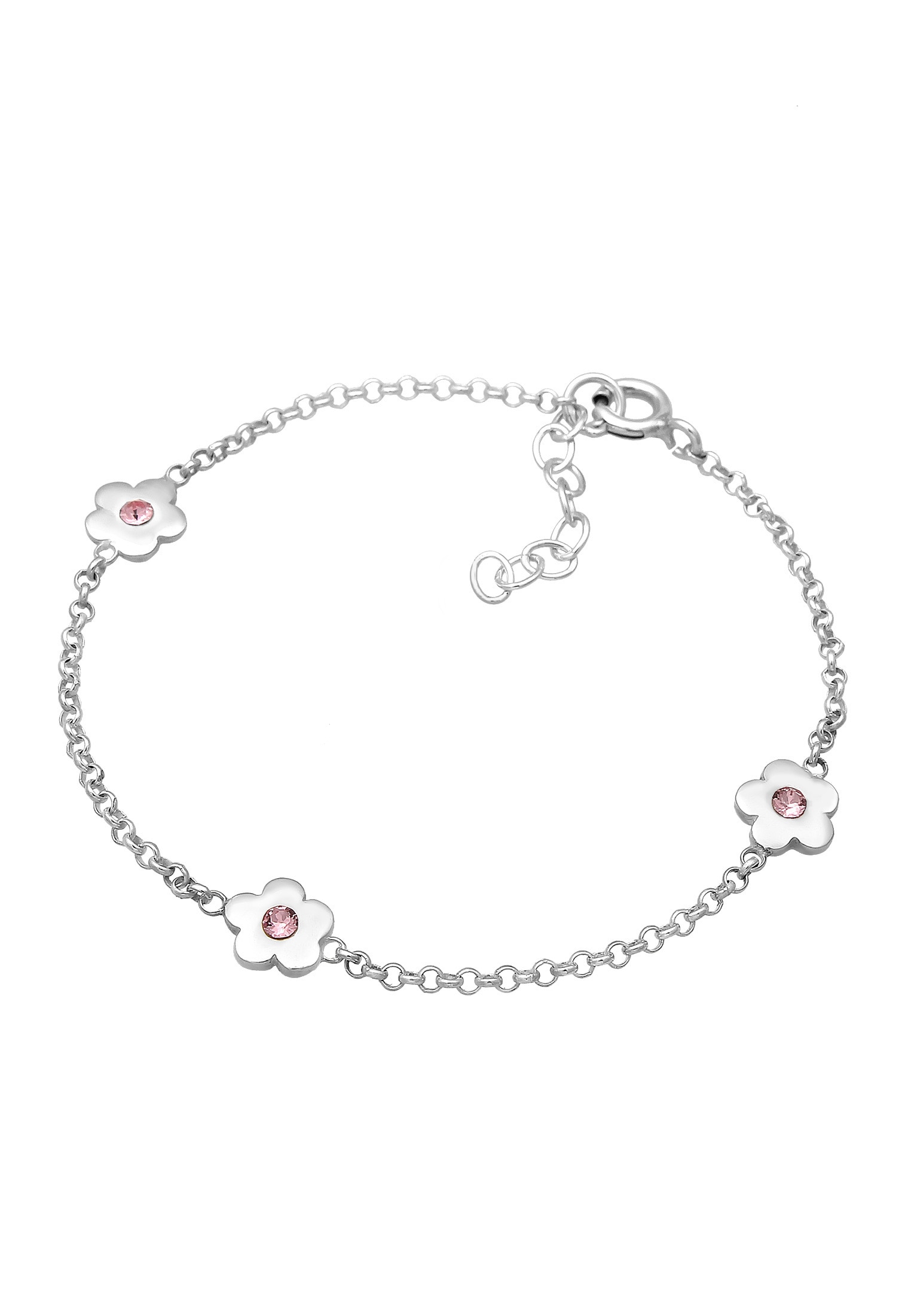 Elli Armband »Kinder Blumen Kristalle 925 Silber« online kaufen | BAUR