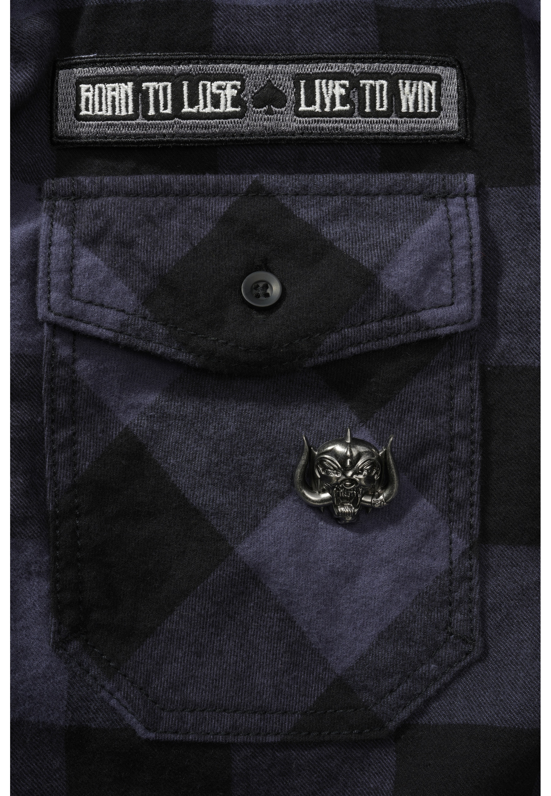 Brandit Flanellhemd »Brandit Herren Motörhead Checkshirt« 1