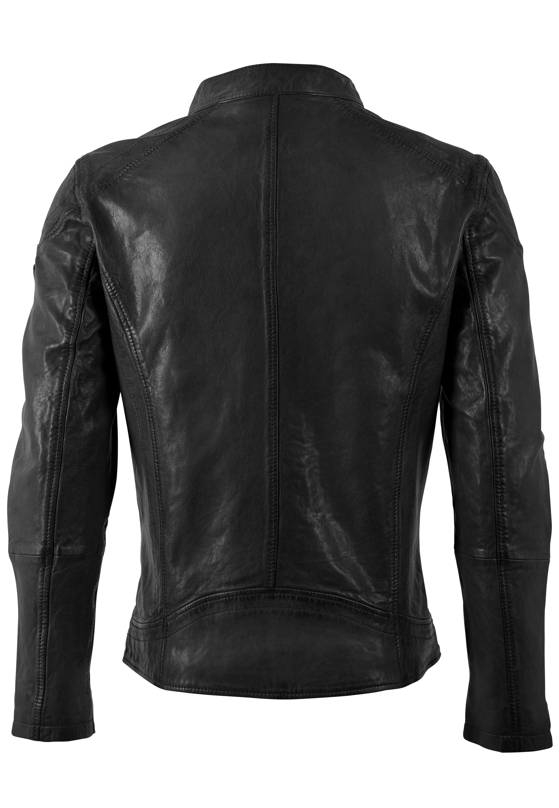 Mauritius Lederjacke "MMBaydo" mit Bikerkragen günstig online kaufen