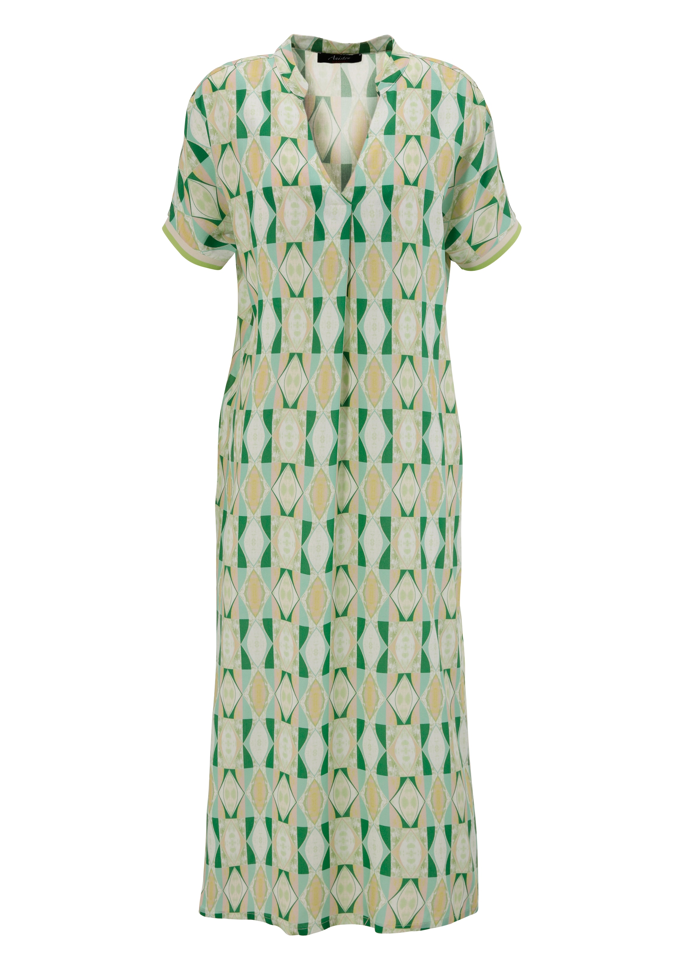 Aniston CASUAL Sommerkleid, mit farbharmonische,. grafischen Druck - NEUE KOLLEKTION