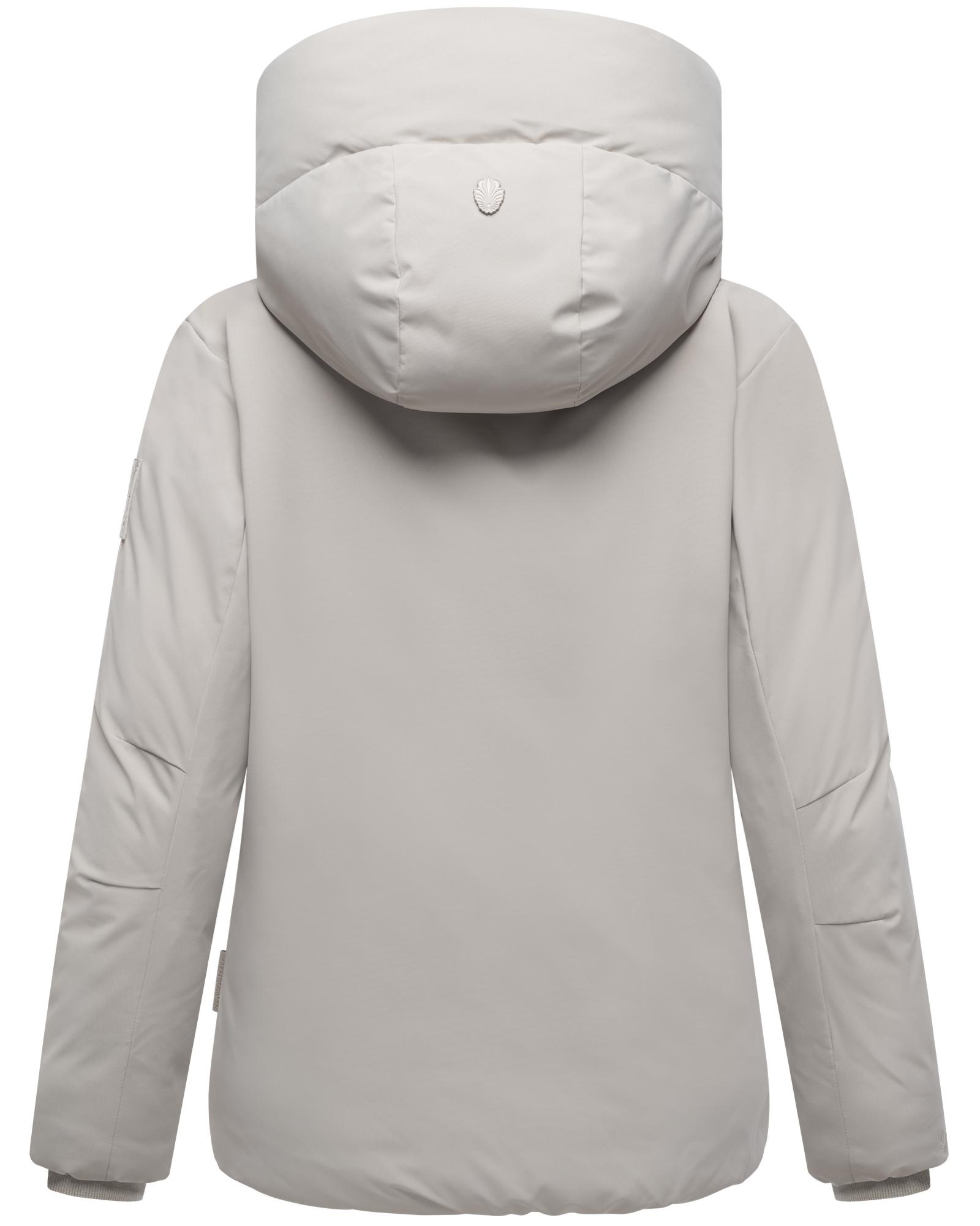 Navahoo Winterjacke »Blütenlicht 14«, mit Kapuze, Warme Damenjacke mit hohem Kragen